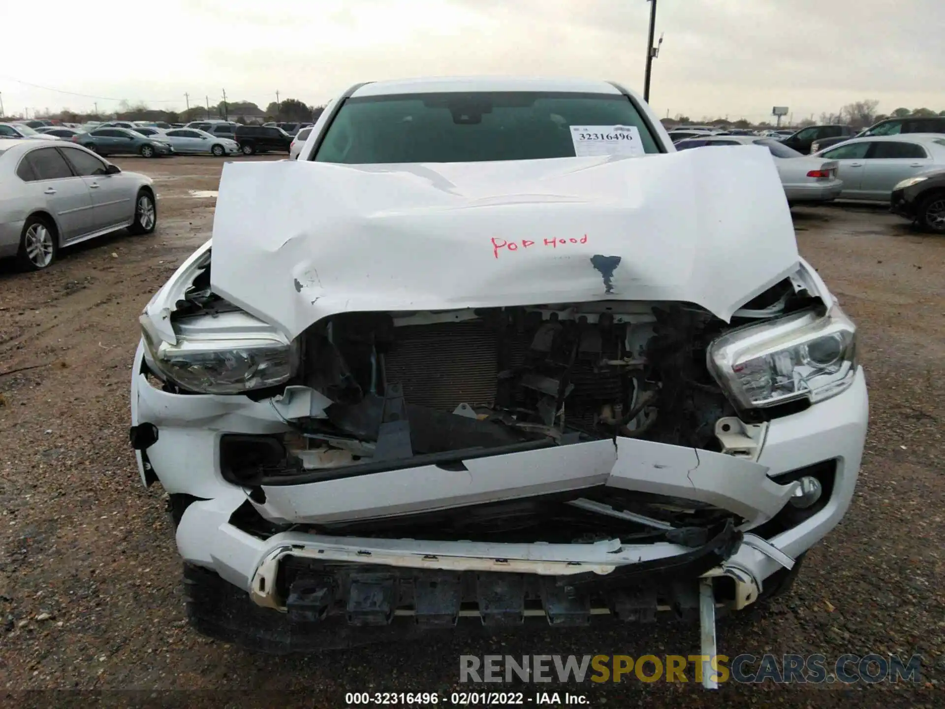 6 Photograph of a damaged car 5TFCZ5AN8KX167159 TOYOTA TACOMA 4WD 2019