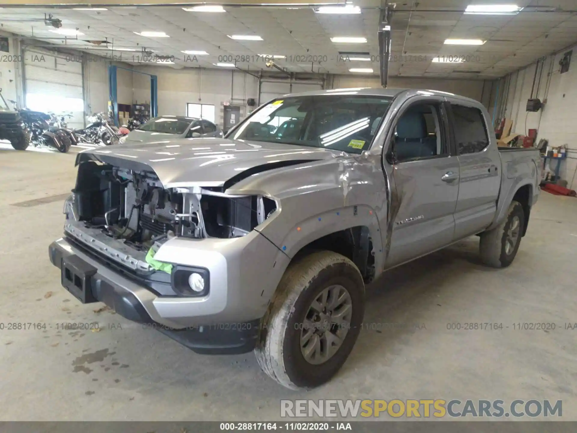 6 Photograph of a damaged car 5TFCZ5AN9KX176551 TOYOTA TACOMA 4WD 2019