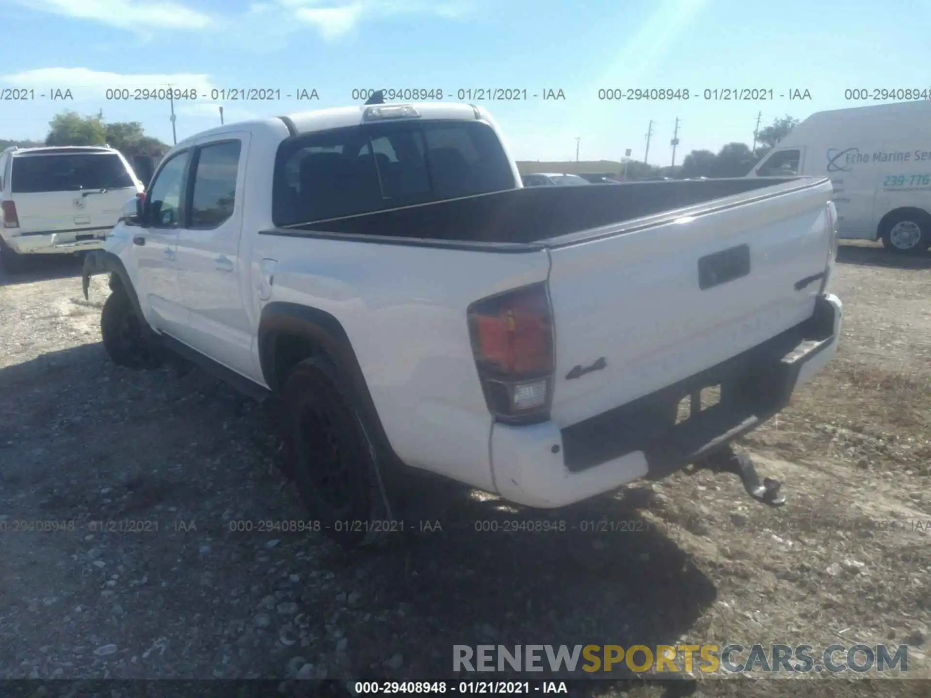 3 Photograph of a damaged car 5TFCZ5AN9KX183418 TOYOTA TACOMA 4WD 2019