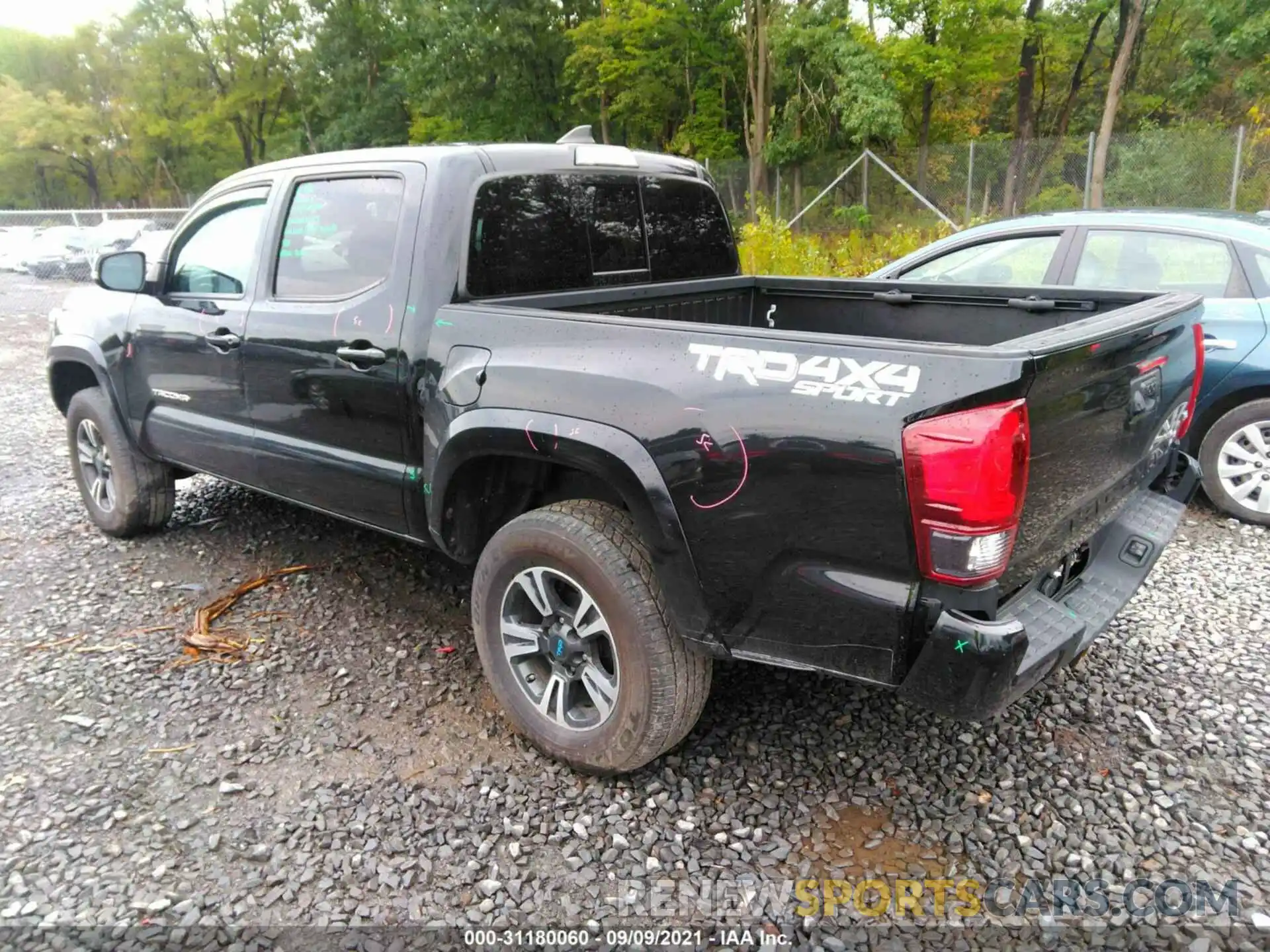 3 Photograph of a damaged car 5TFCZ5AN9KX190045 TOYOTA TACOMA 4WD 2019