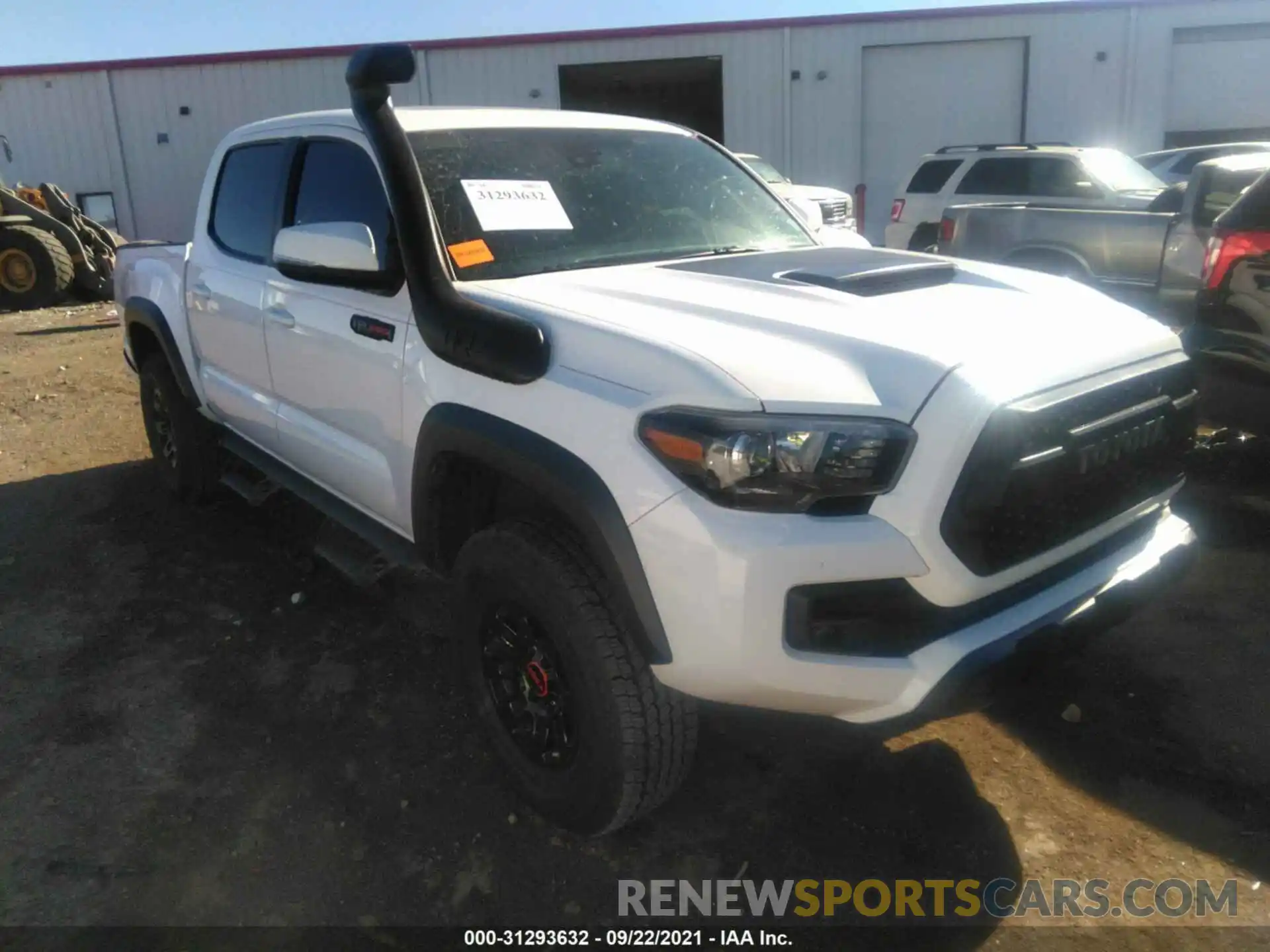 1 Photograph of a damaged car 5TFCZ5AN9KX197397 TOYOTA TACOMA 4WD 2019