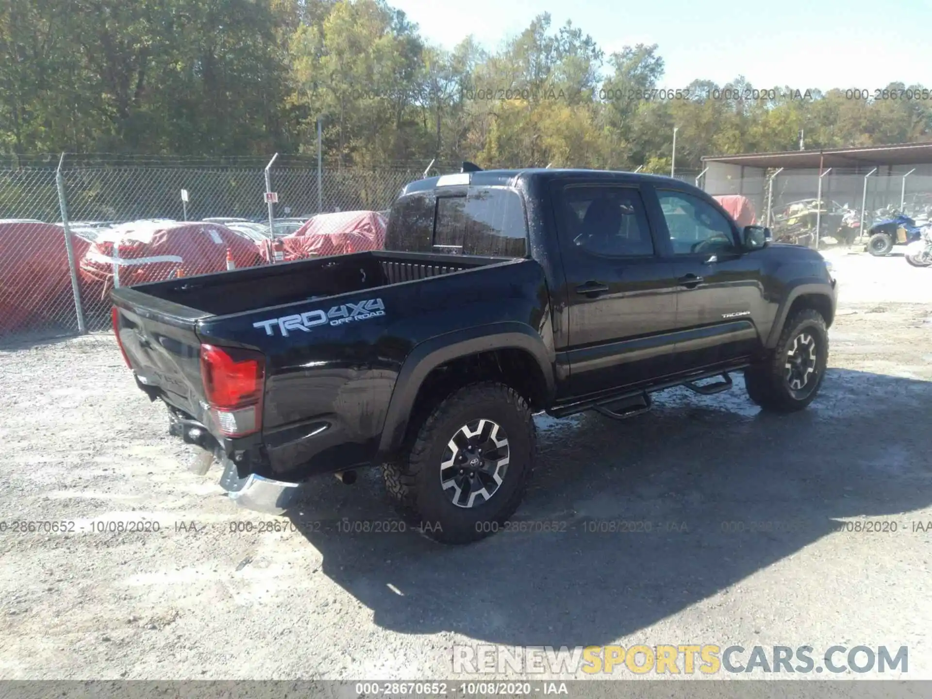 4 Photograph of a damaged car 5TFCZ5ANXKX168037 TOYOTA TACOMA 4WD 2019