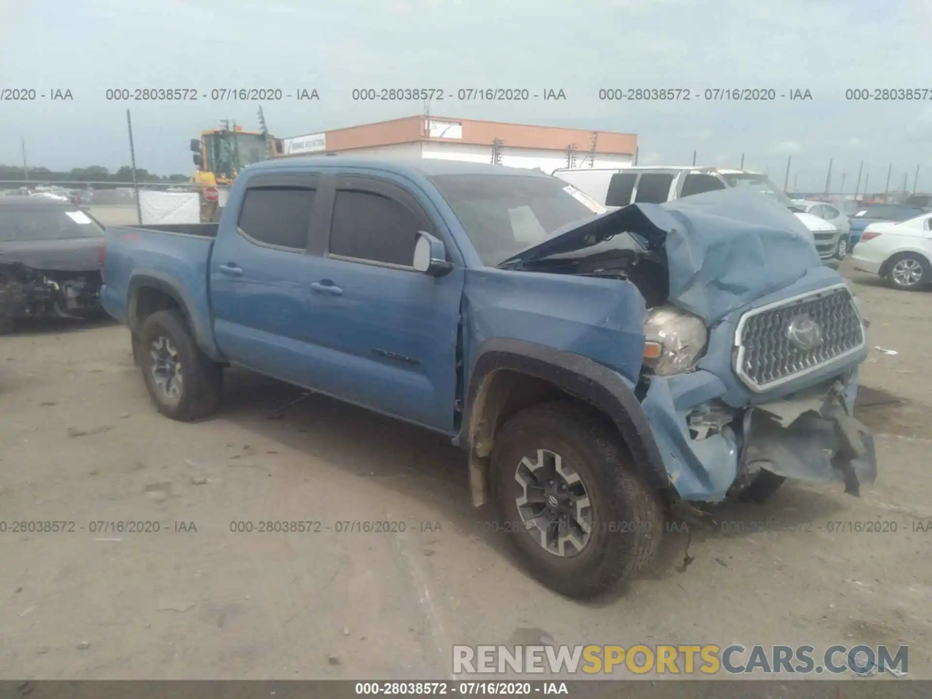 1 Photograph of a damaged car 5TFCZ5ANXKX210223 TOYOTA TACOMA 4WD 2019