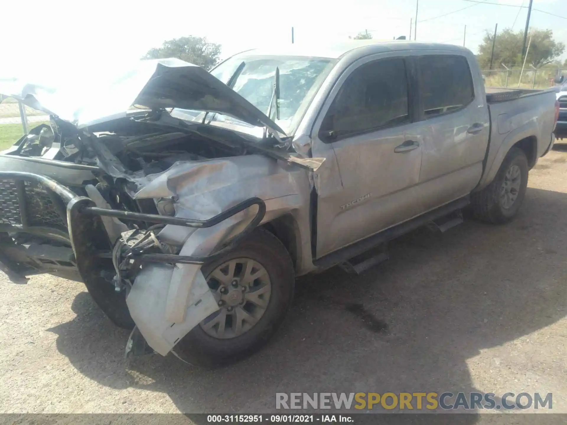 2 Photograph of a damaged car 5TFCZ5ANXKX210822 TOYOTA TACOMA 4WD 2019