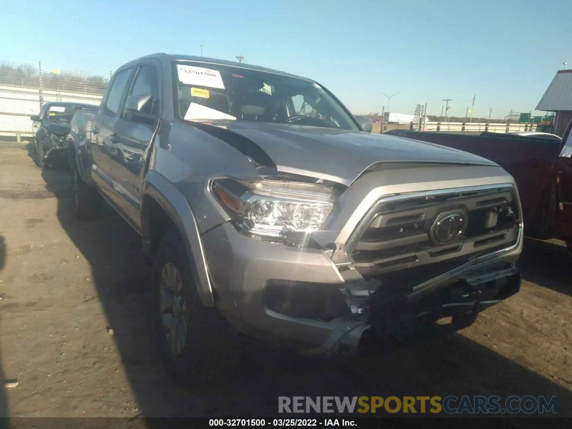 6 Photograph of a damaged car 5TFDZ5BN0KX043146 TOYOTA TACOMA 4WD 2019