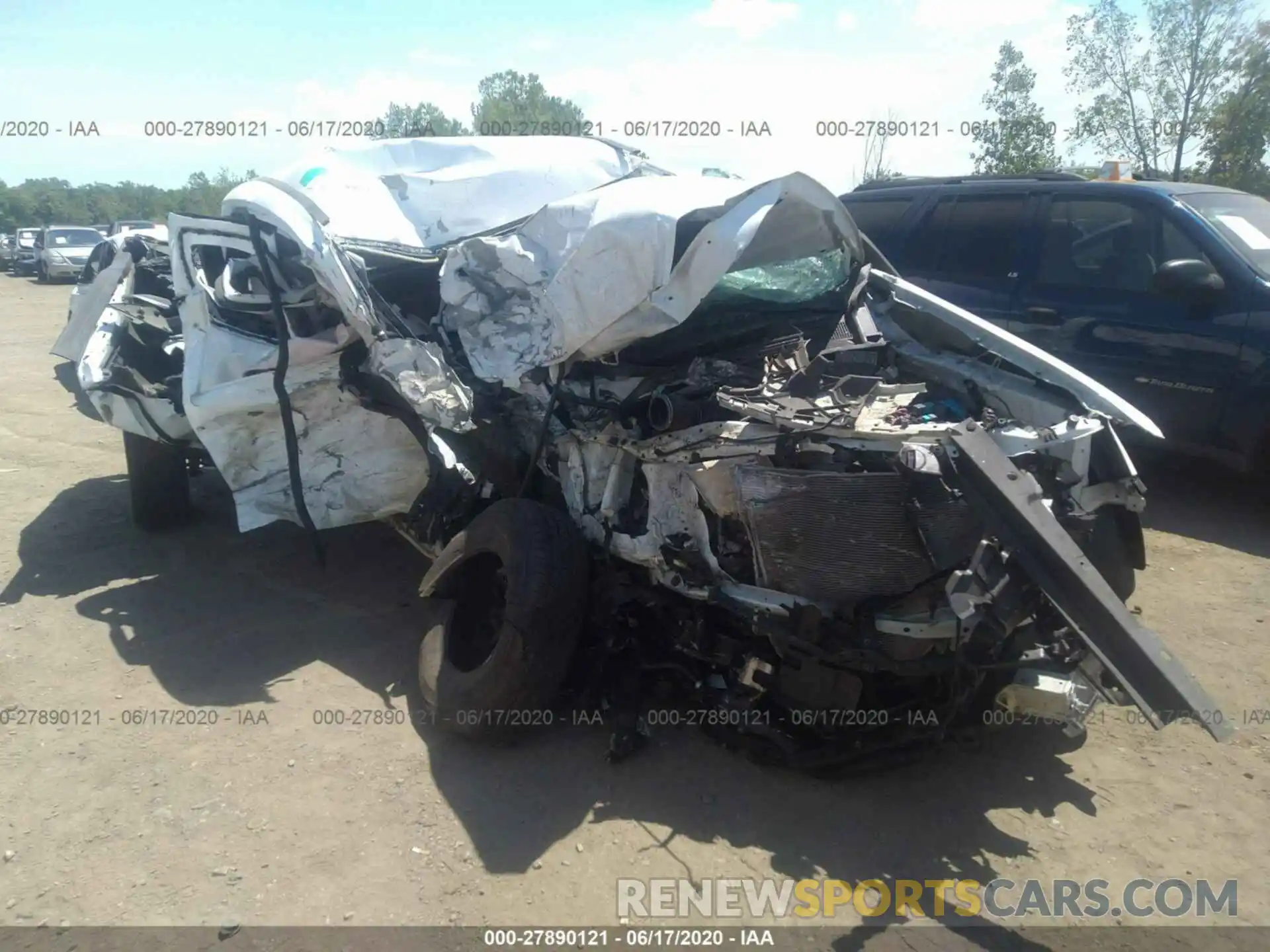 1 Photograph of a damaged car 5TFSX5EN0KX067777 TOYOTA TACOMA 4WD 2019