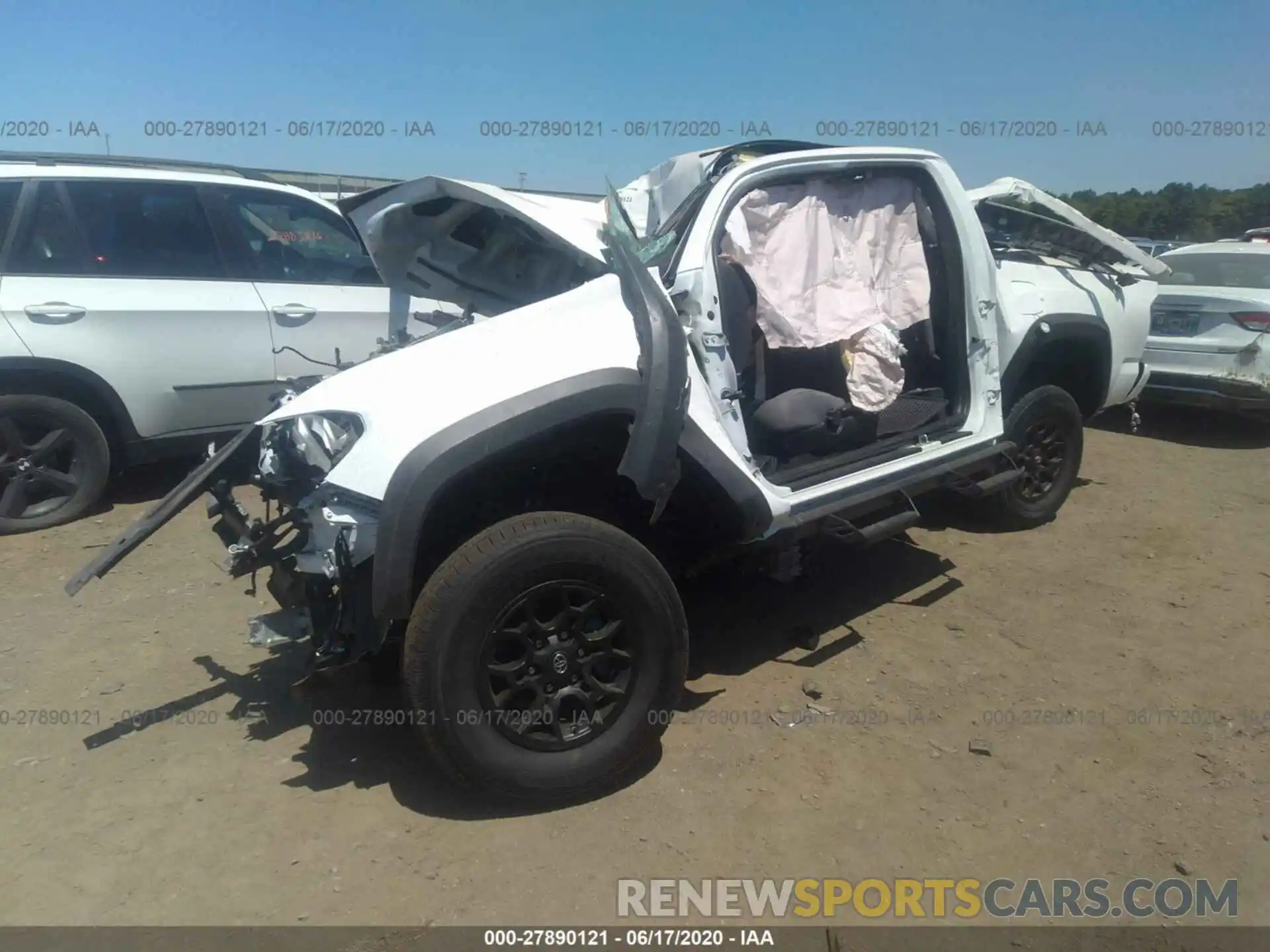 2 Photograph of a damaged car 5TFSX5EN0KX067777 TOYOTA TACOMA 4WD 2019