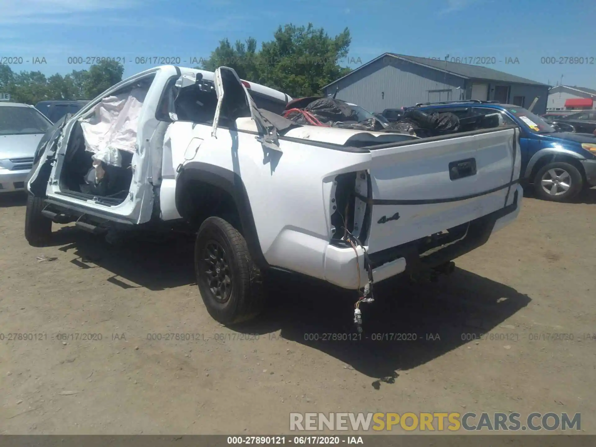 3 Photograph of a damaged car 5TFSX5EN0KX067777 TOYOTA TACOMA 4WD 2019