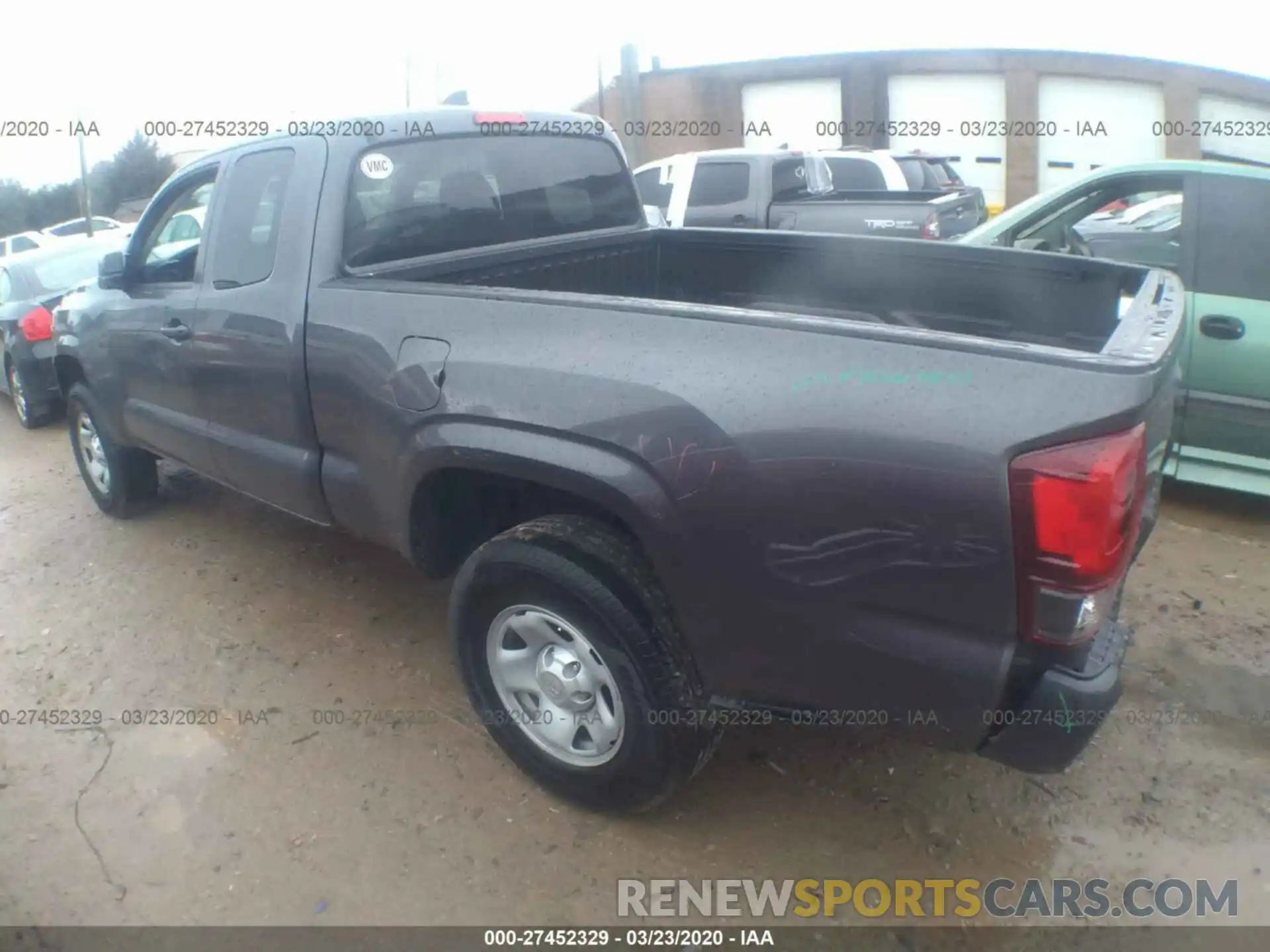 3 Photograph of a damaged car 5TFSX5EN1KX064564 TOYOTA TACOMA 4WD 2019