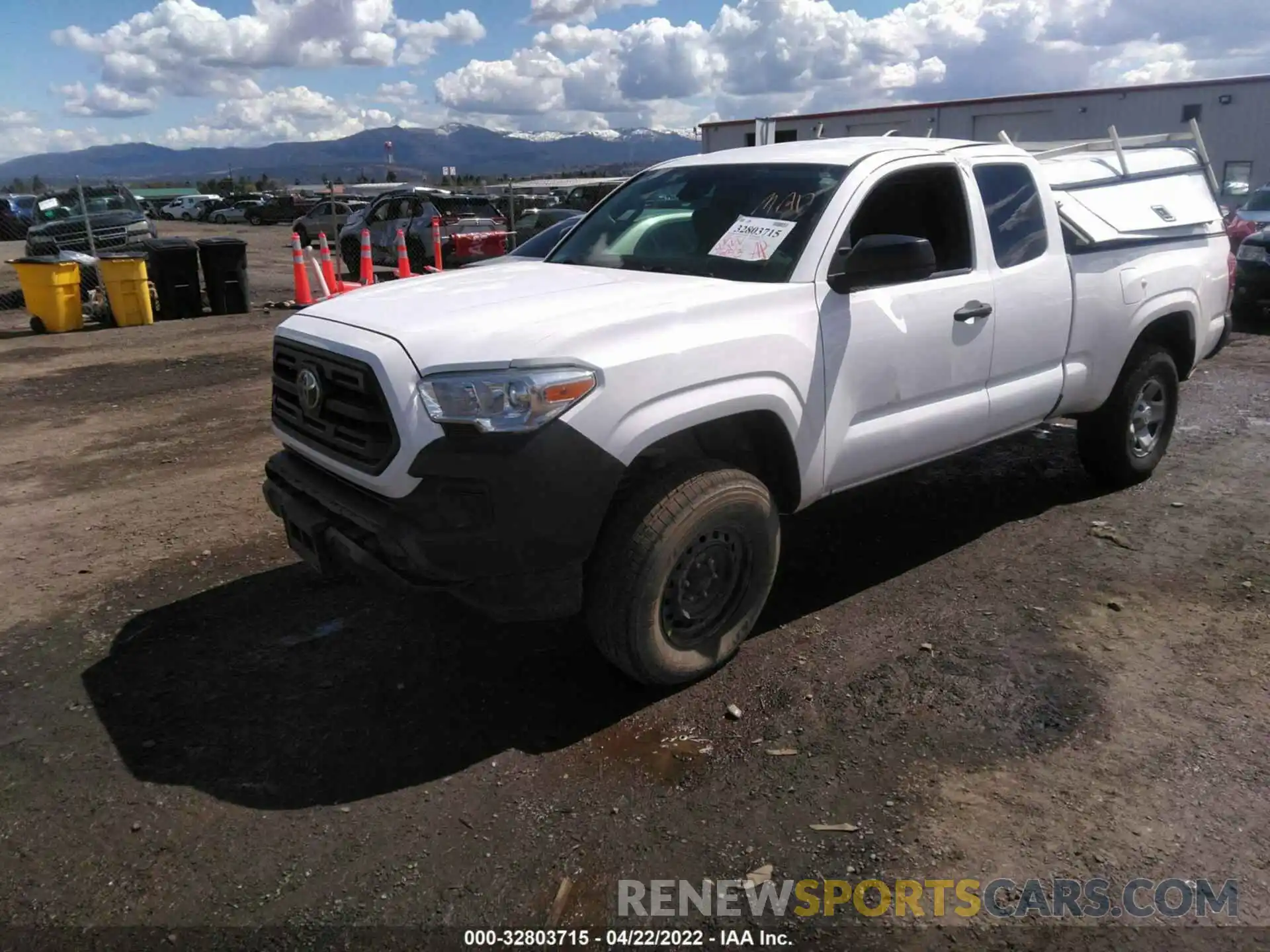 2 Photograph of a damaged car 5TFSX5EN1KX066010 TOYOTA TACOMA 4WD 2019