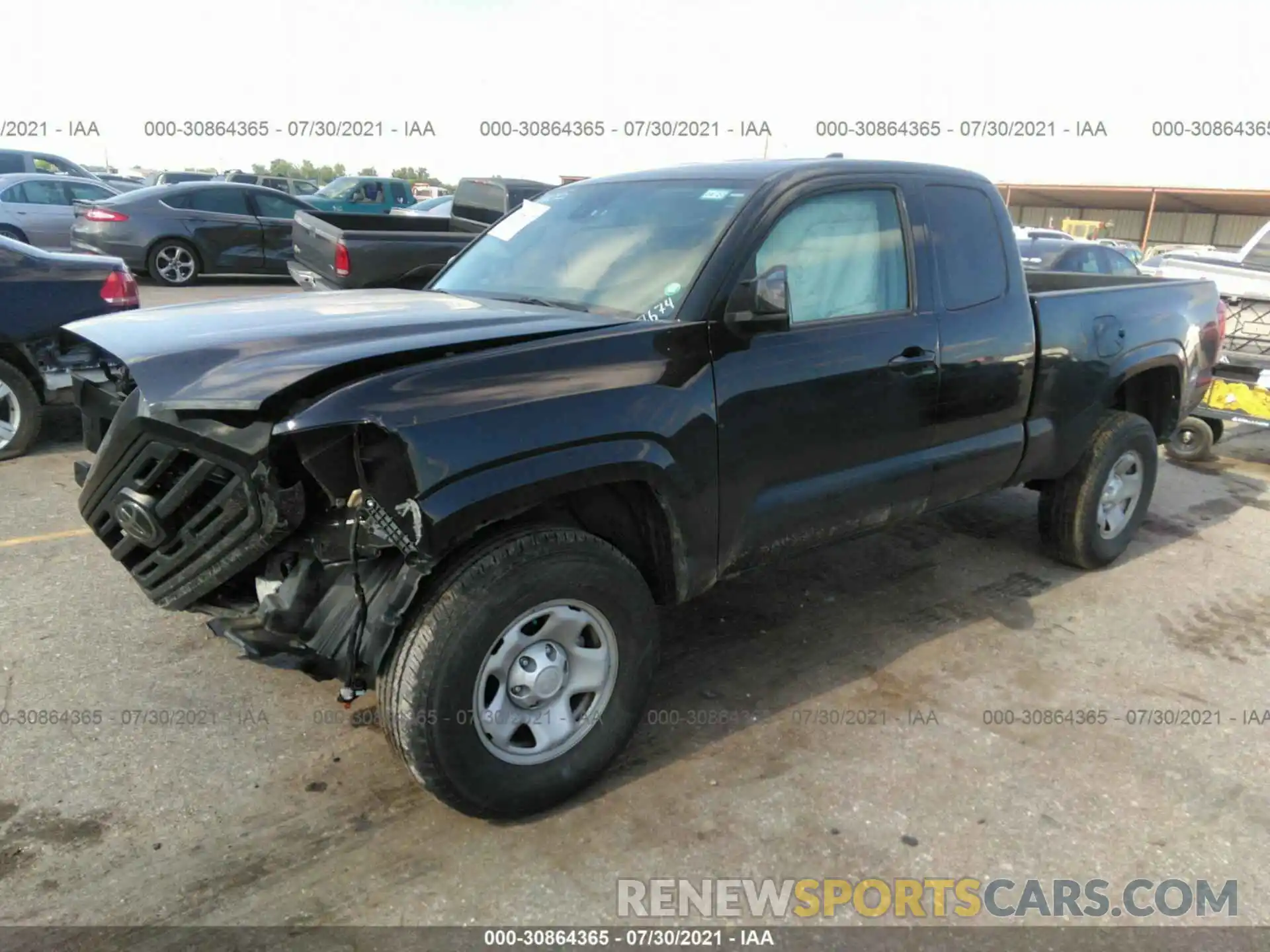 2 Photograph of a damaged car 5TFSX5EN1KX067674 TOYOTA TACOMA 4WD 2019