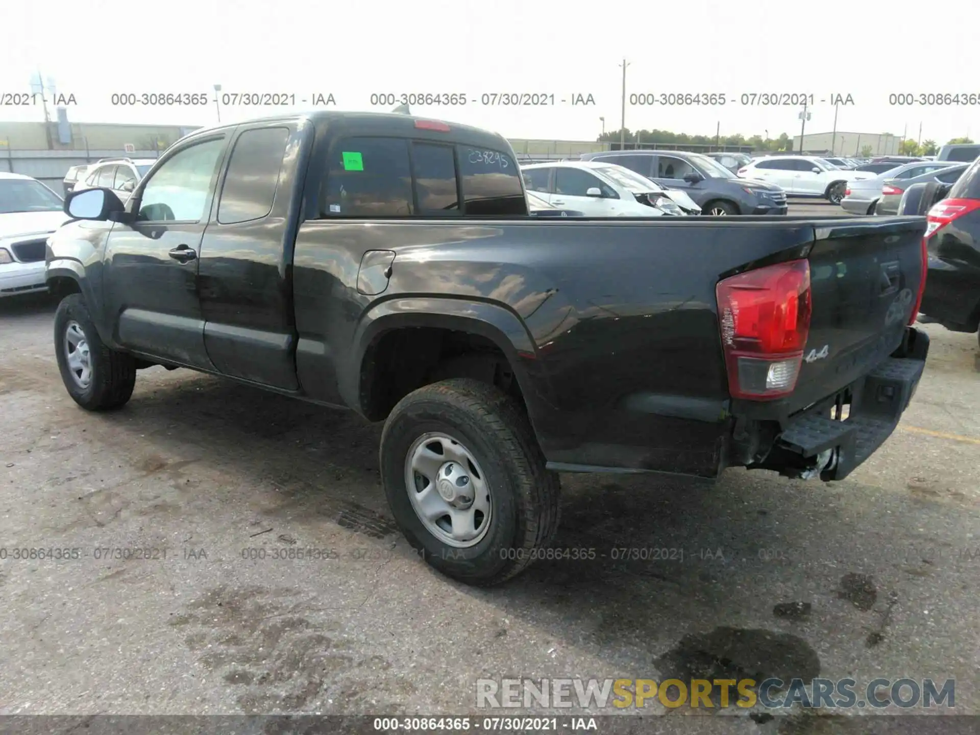 3 Photograph of a damaged car 5TFSX5EN1KX067674 TOYOTA TACOMA 4WD 2019