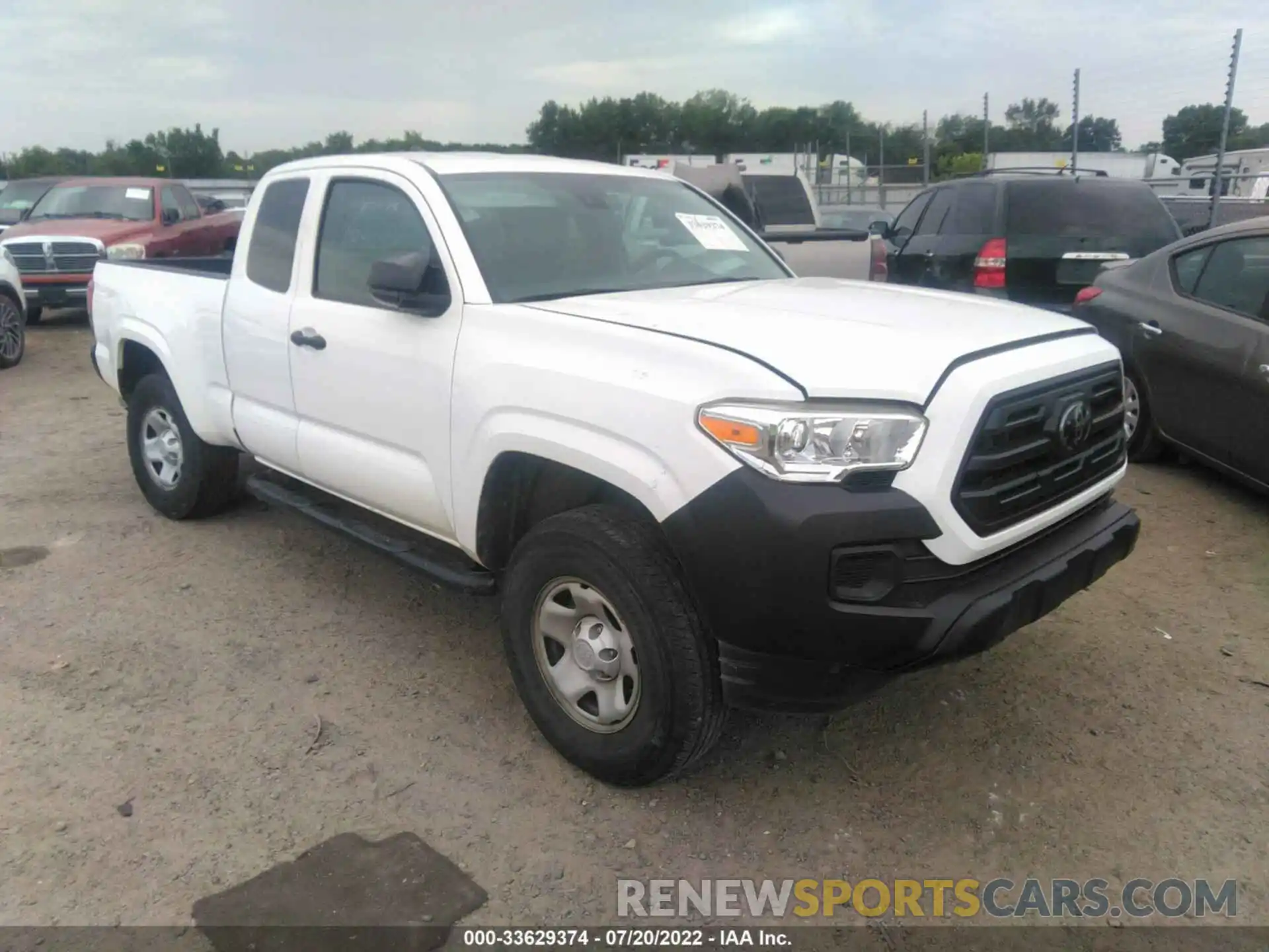 1 Photograph of a damaged car 5TFSX5EN2KX065206 TOYOTA TACOMA 4WD 2019