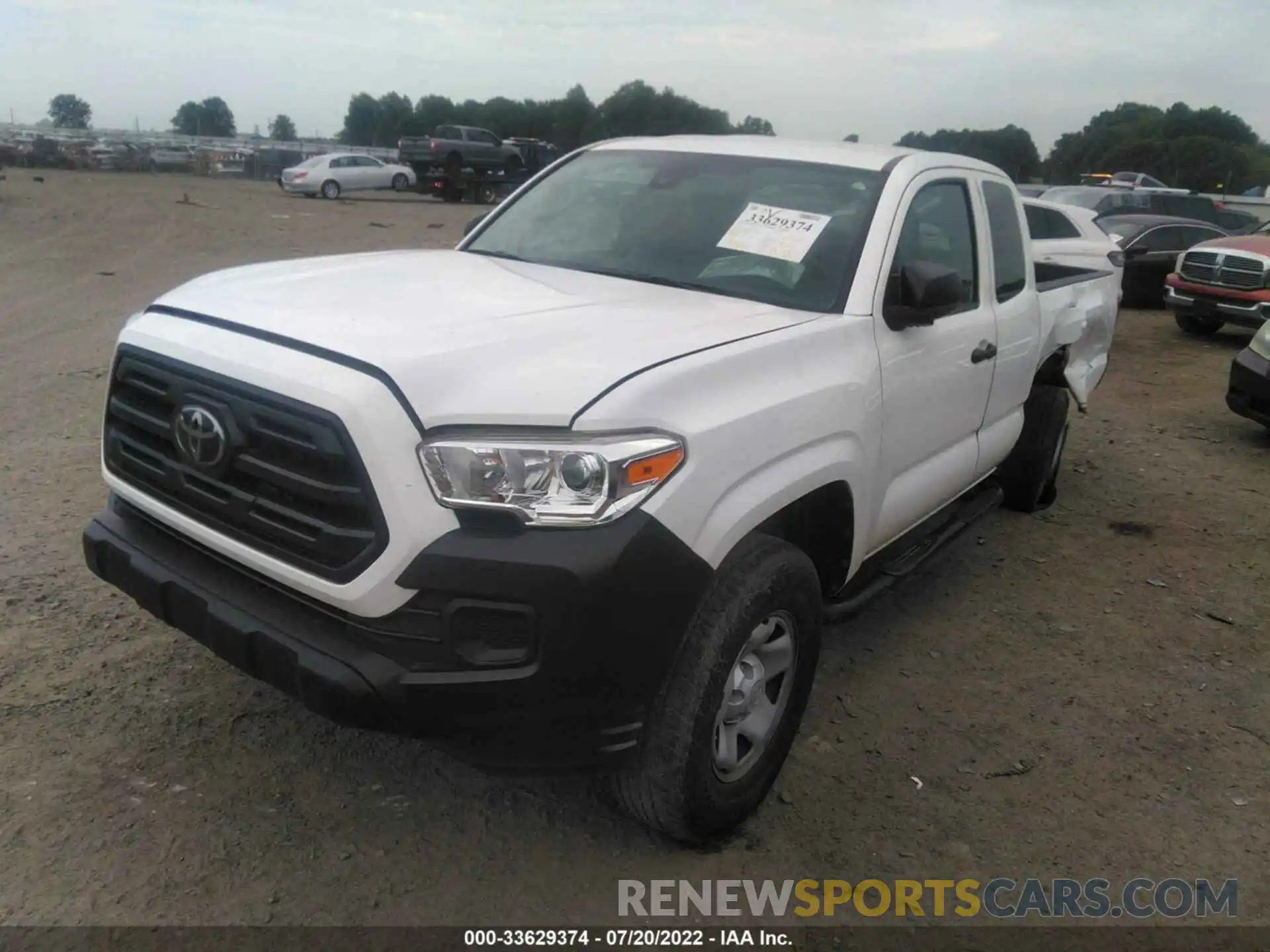 2 Photograph of a damaged car 5TFSX5EN2KX065206 TOYOTA TACOMA 4WD 2019