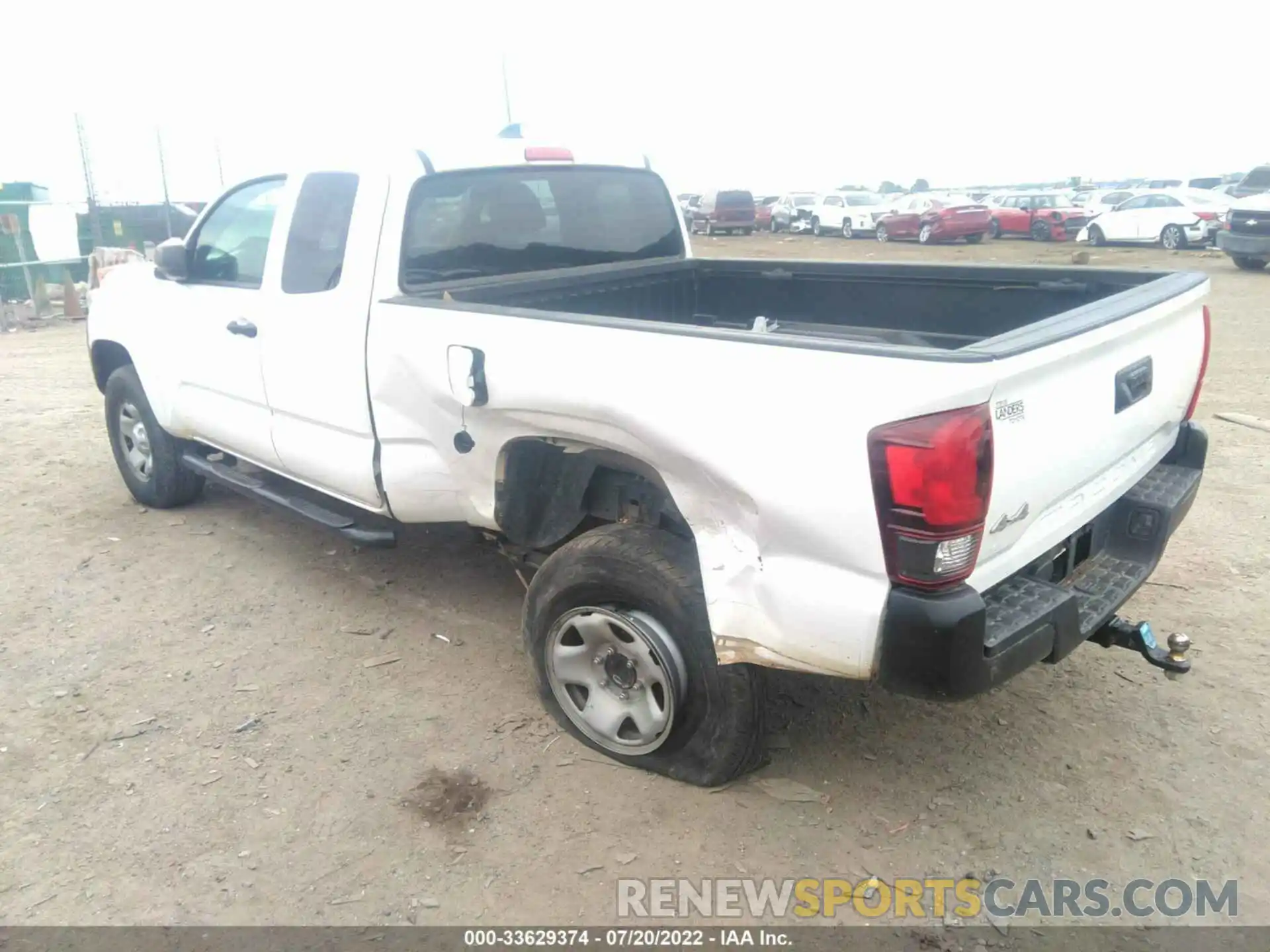 3 Photograph of a damaged car 5TFSX5EN2KX065206 TOYOTA TACOMA 4WD 2019