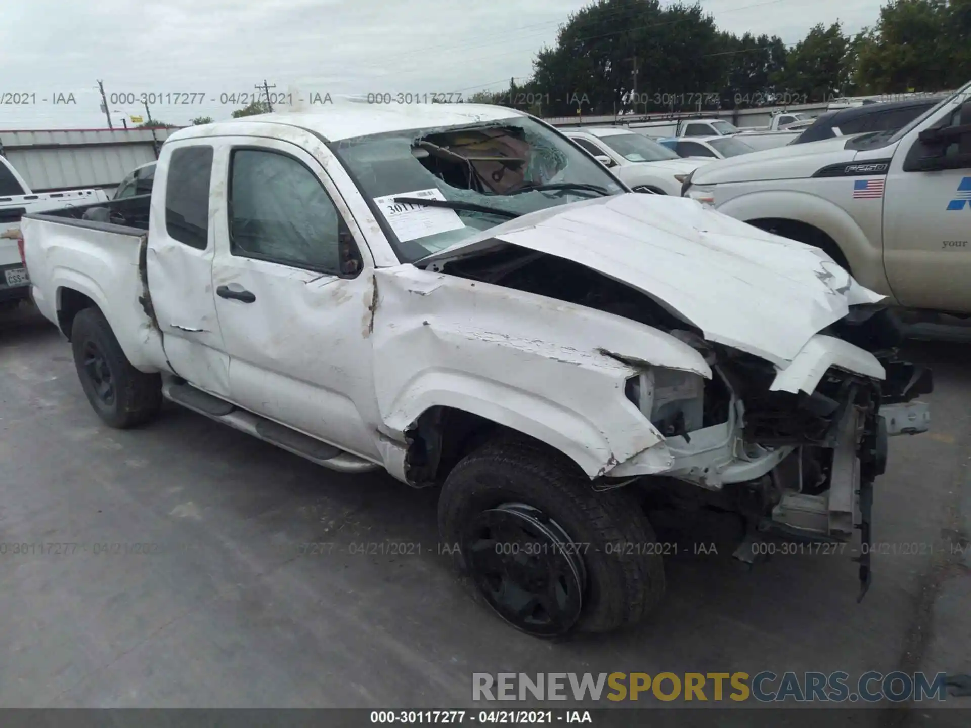 1 Photograph of a damaged car 5TFSX5EN2KX065271 TOYOTA TACOMA 4WD 2019