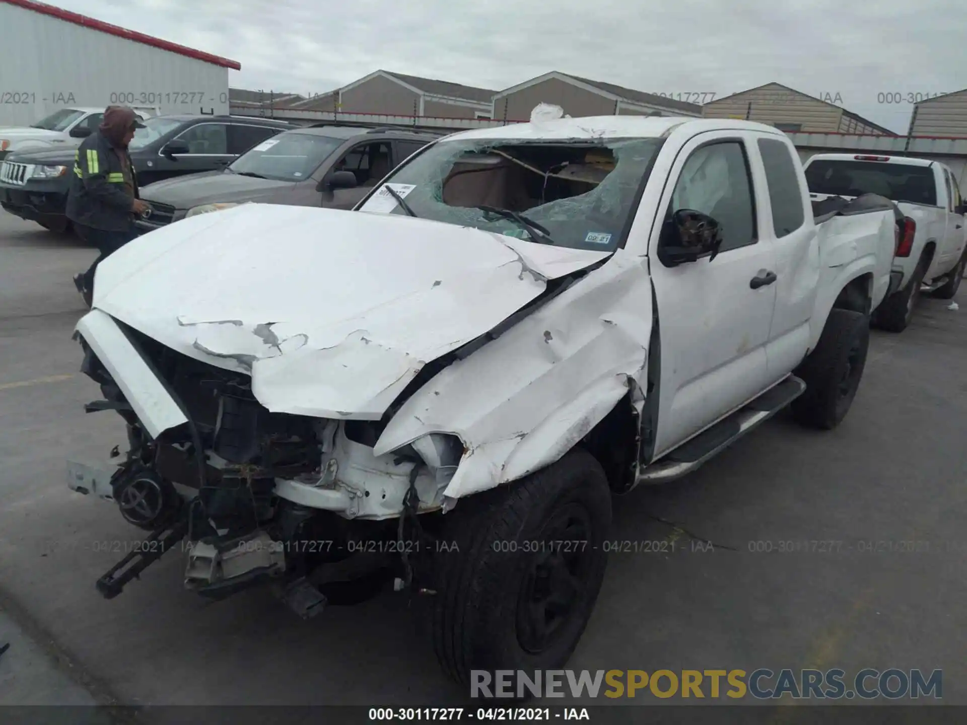 2 Photograph of a damaged car 5TFSX5EN2KX065271 TOYOTA TACOMA 4WD 2019