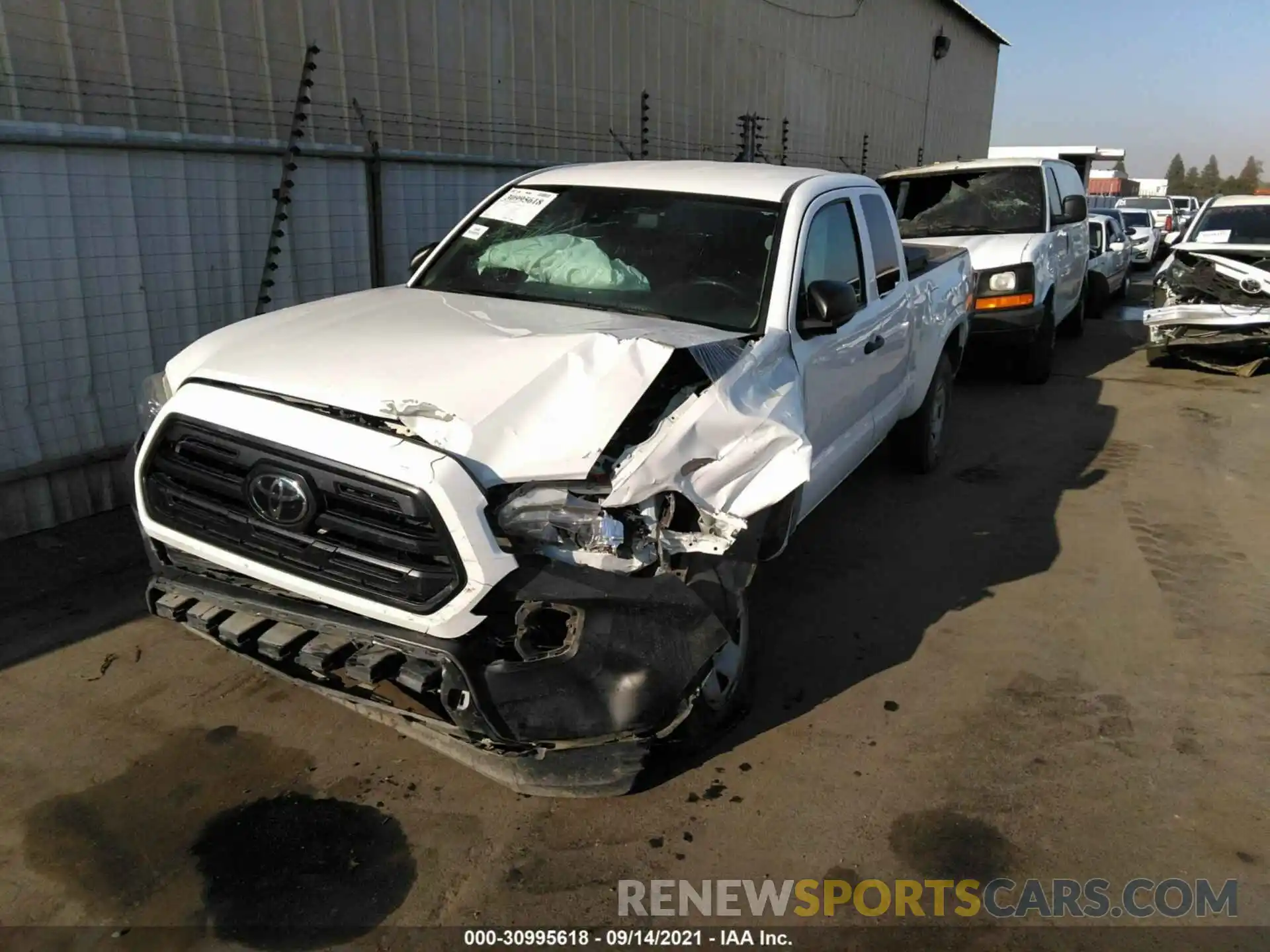 2 Photograph of a damaged car 5TFSX5EN2KX065349 TOYOTA TACOMA 4WD 2019