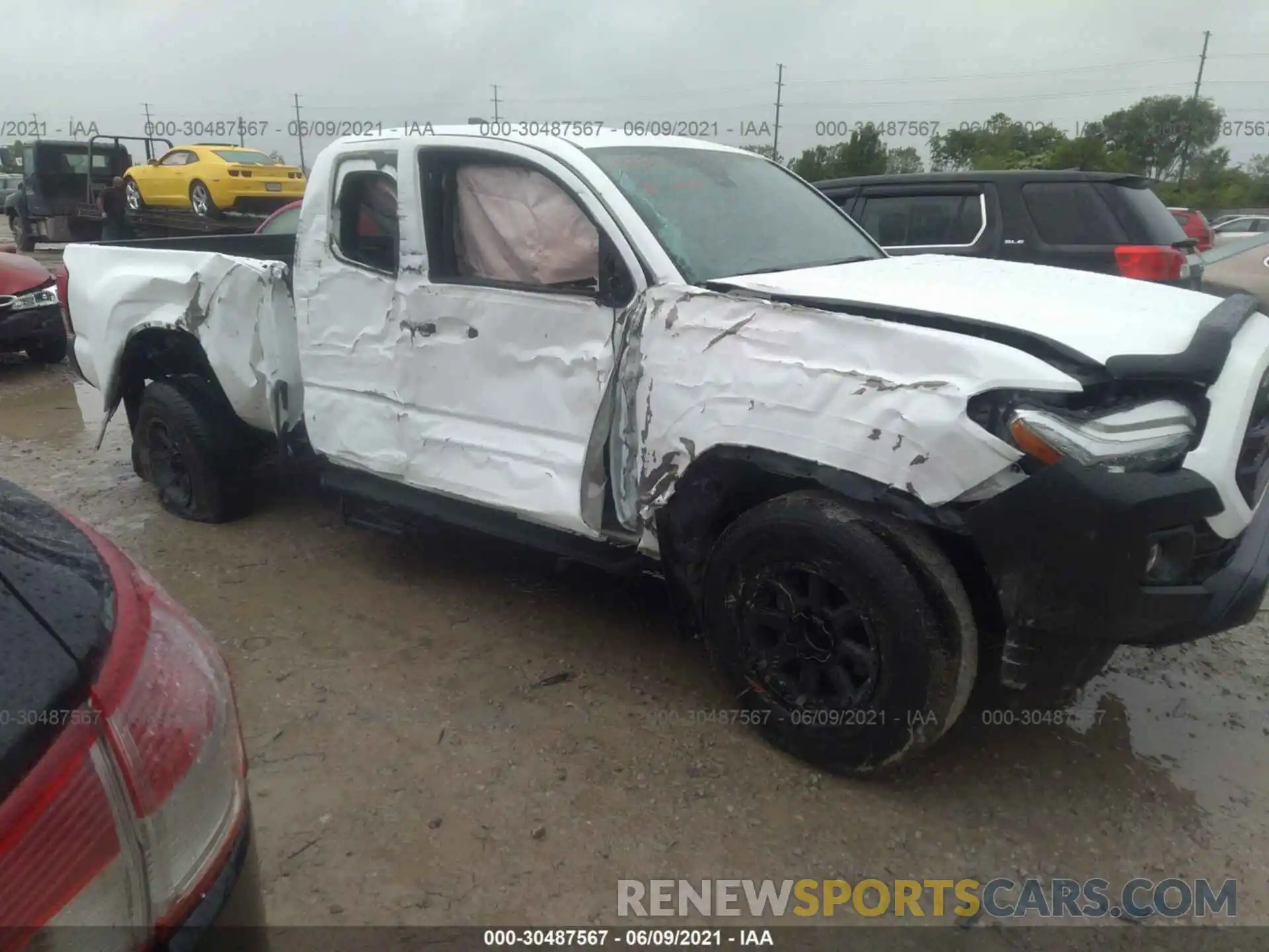 6 Photograph of a damaged car 5TFSX5EN3KX068521 TOYOTA TACOMA 4WD 2019