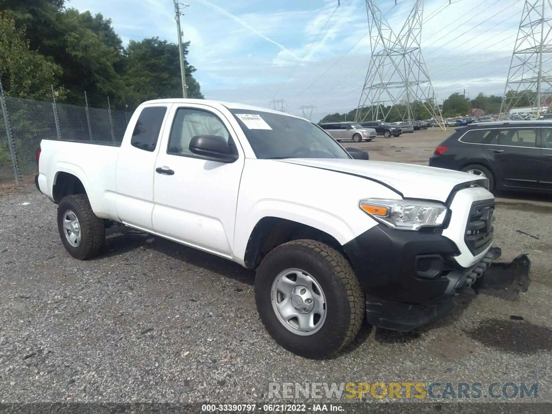 1 Photograph of a damaged car 5TFSX5EN3KX069944 TOYOTA TACOMA 4WD 2019