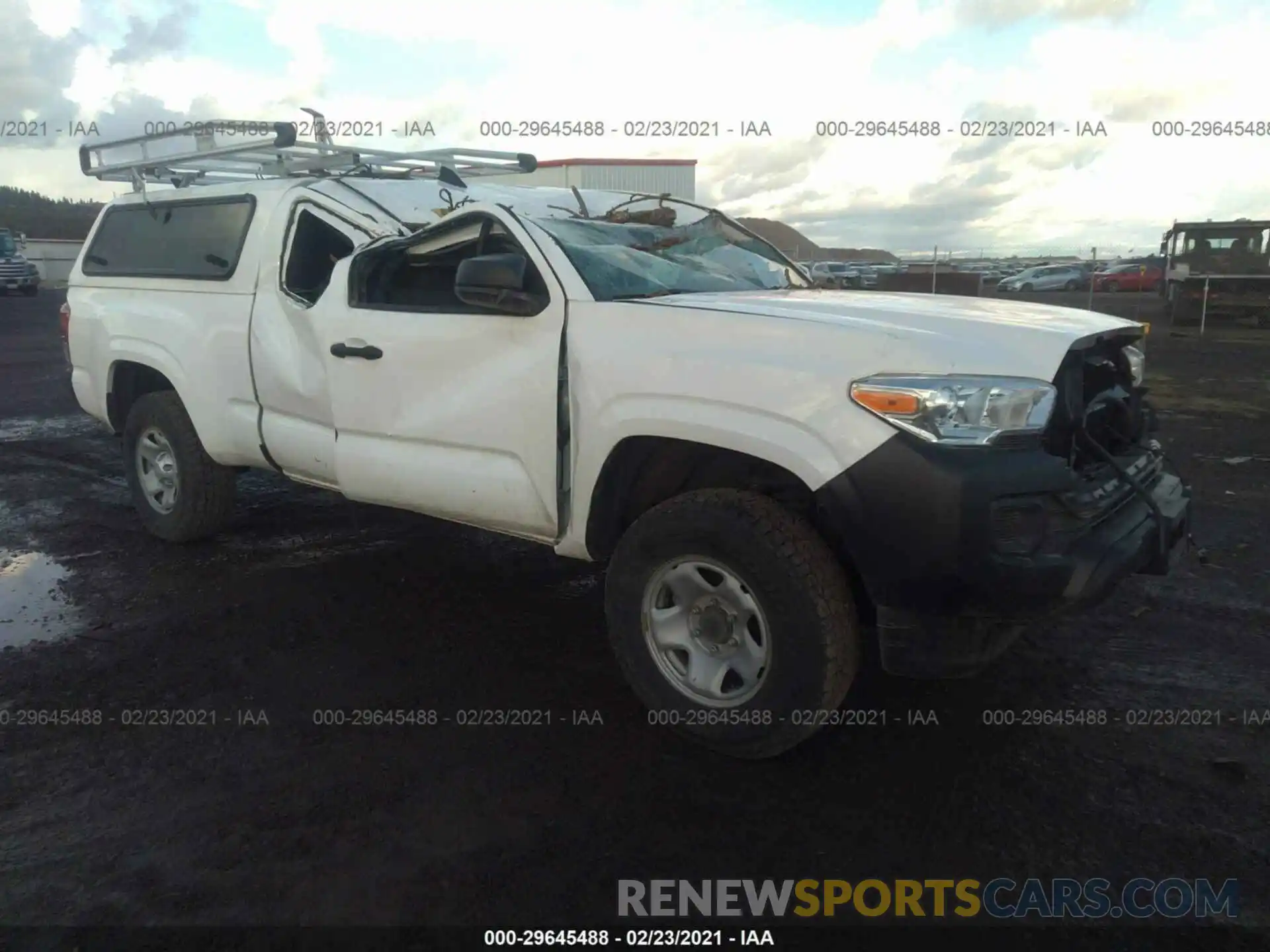 1 Photograph of a damaged car 5TFSX5EN4KX067104 TOYOTA TACOMA 4WD 2019