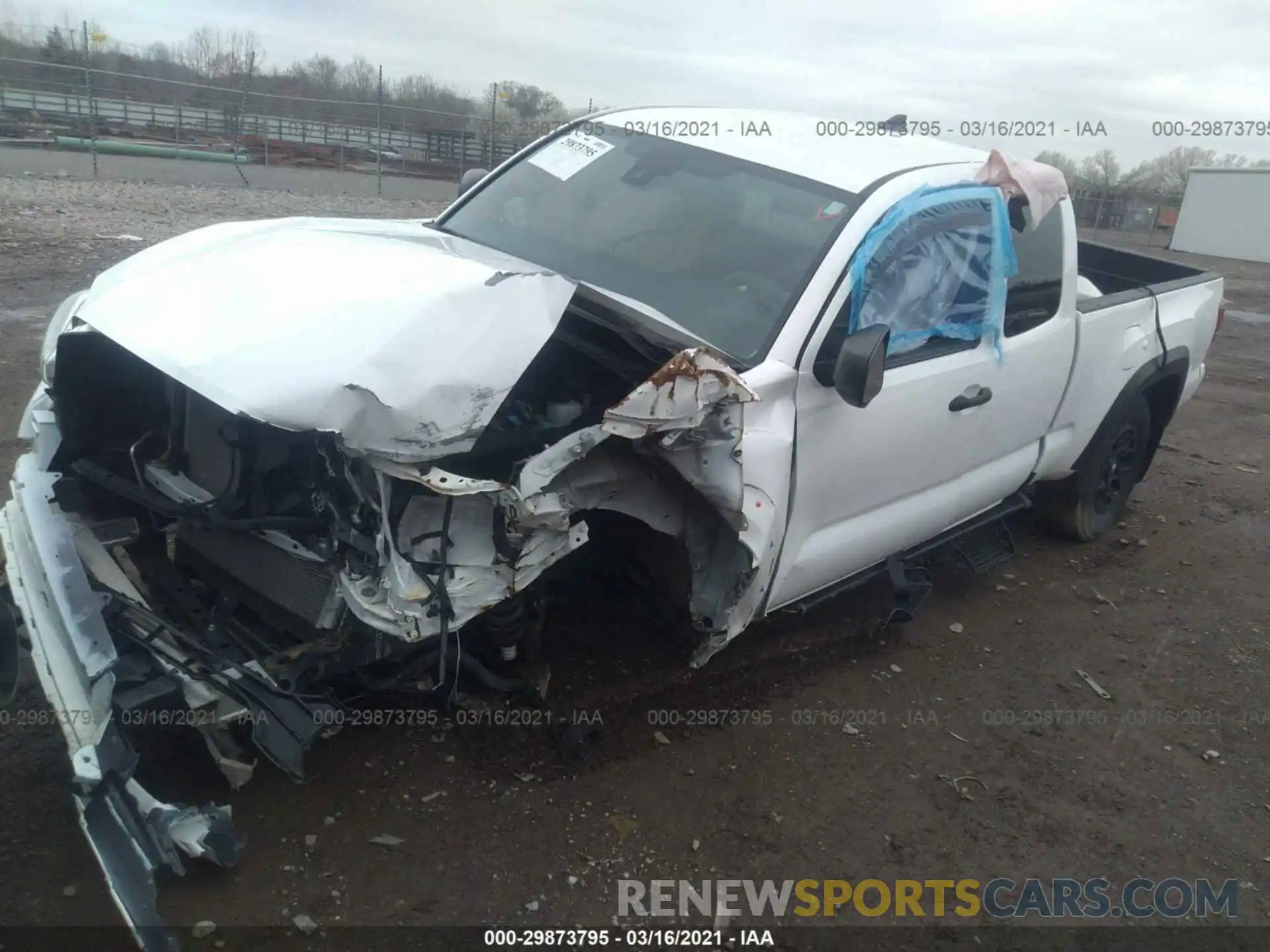 2 Photograph of a damaged car 5TFSX5EN8KX067168 TOYOTA TACOMA 4WD 2019