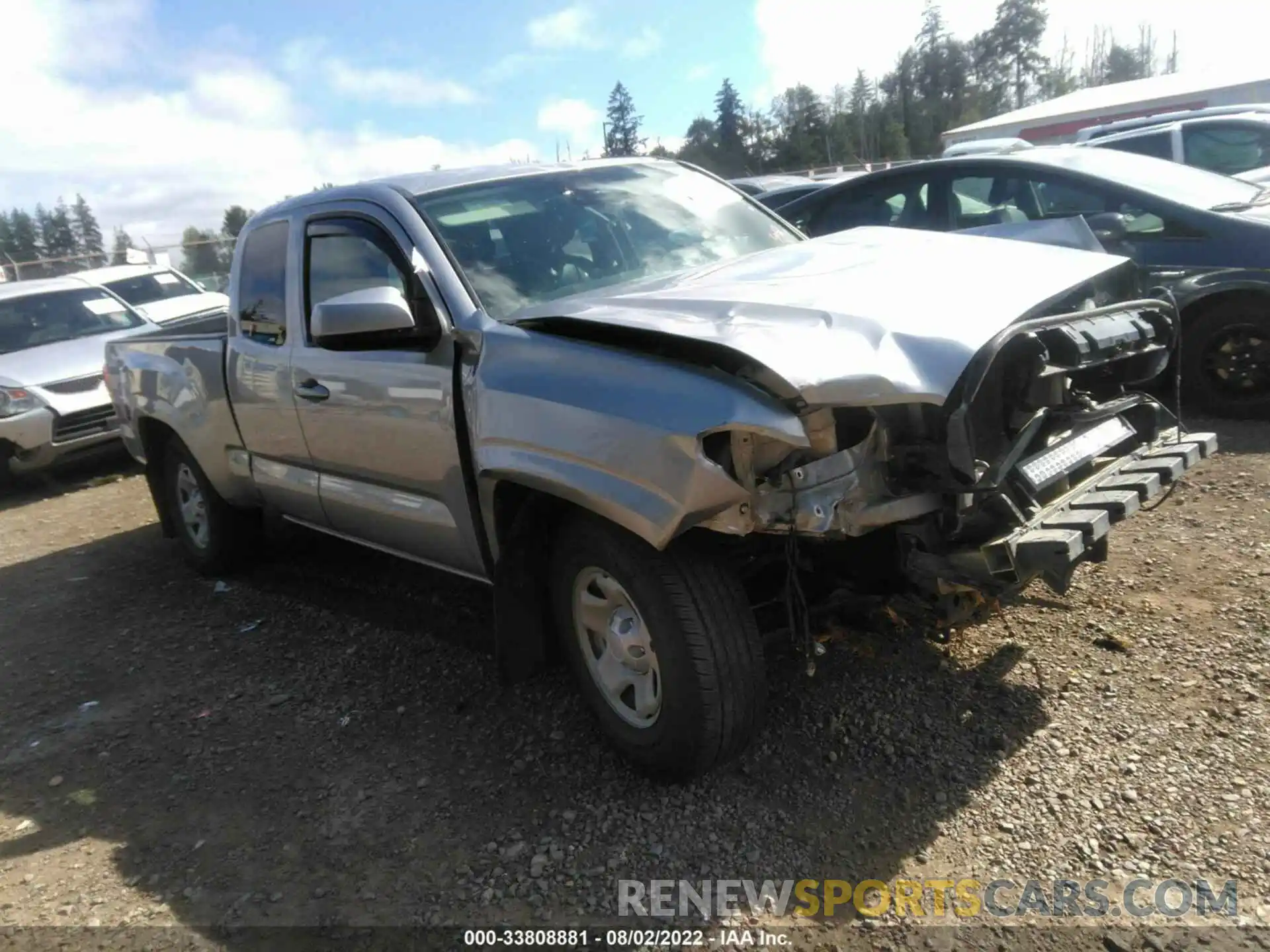 1 Photograph of a damaged car 5TFSX5EN8KX070331 TOYOTA TACOMA 4WD 2019