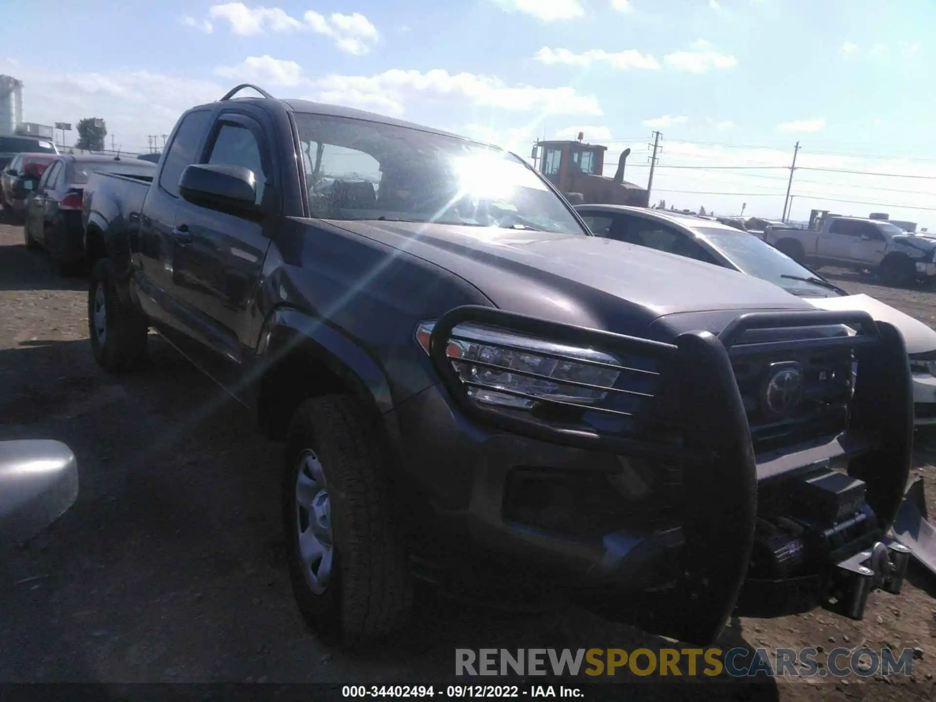 1 Photograph of a damaged car 5TFSX5EN8KX070426 TOYOTA TACOMA 4WD 2019