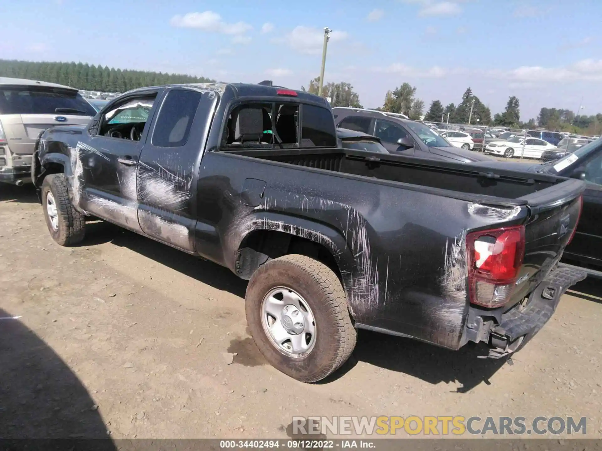 3 Photograph of a damaged car 5TFSX5EN8KX070426 TOYOTA TACOMA 4WD 2019