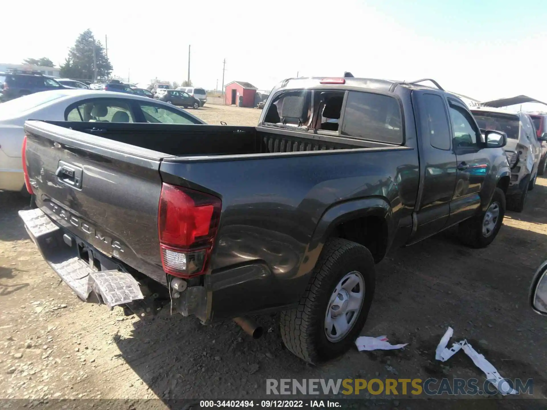 4 Photograph of a damaged car 5TFSX5EN8KX070426 TOYOTA TACOMA 4WD 2019