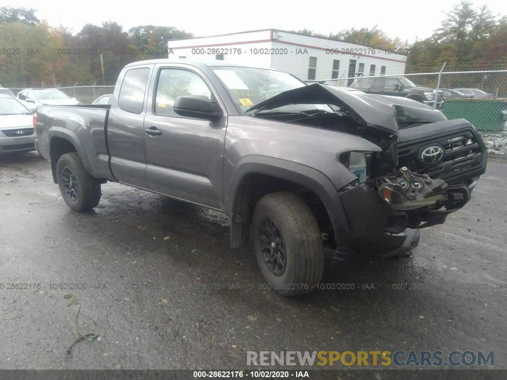 1 Photograph of a damaged car 5TFSX5EN9KX063890 TOYOTA TACOMA 4WD 2019