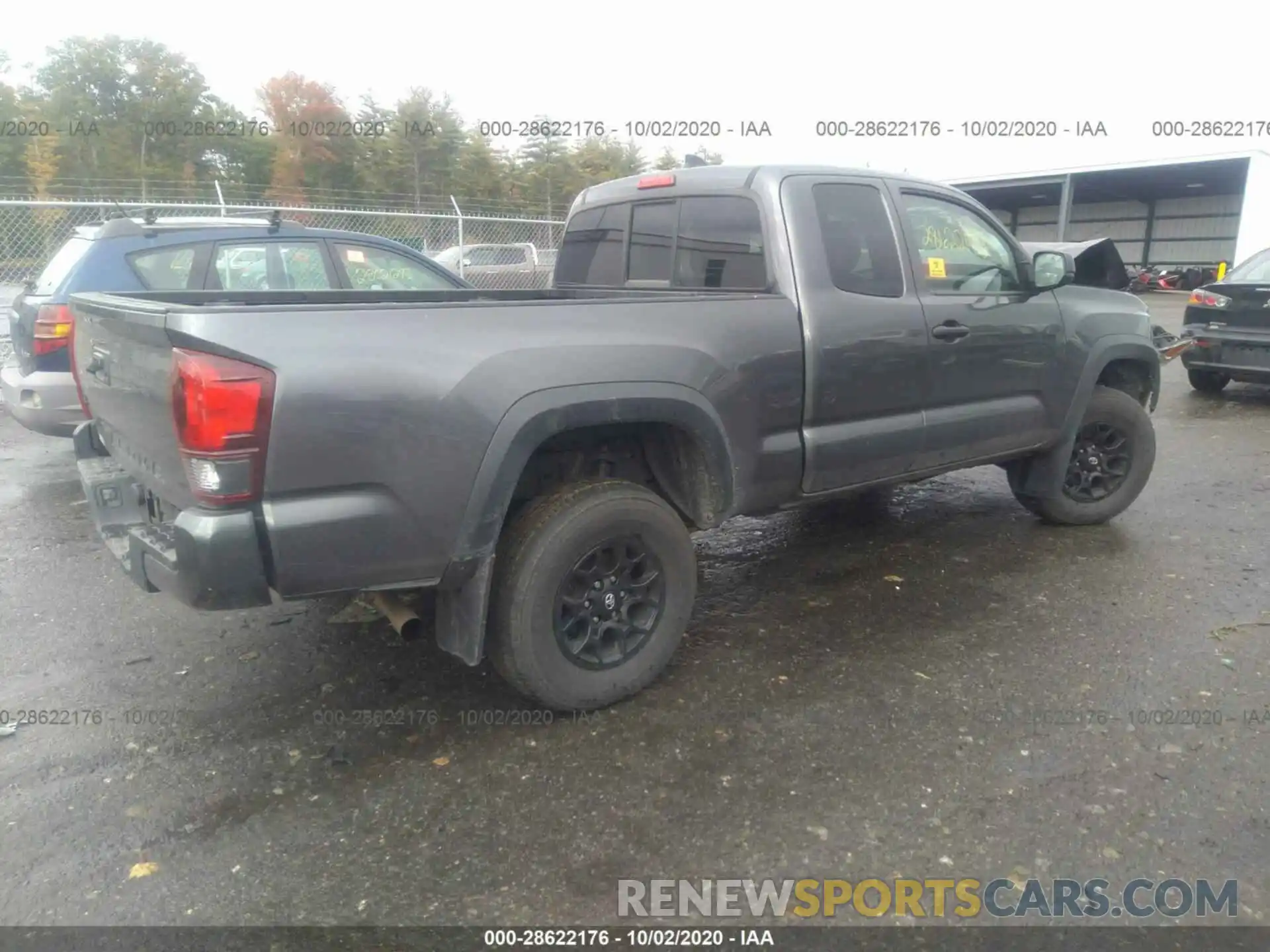 4 Фотография поврежденного автомобиля 5TFSX5EN9KX063890 TOYOTA TACOMA 4WD 2019