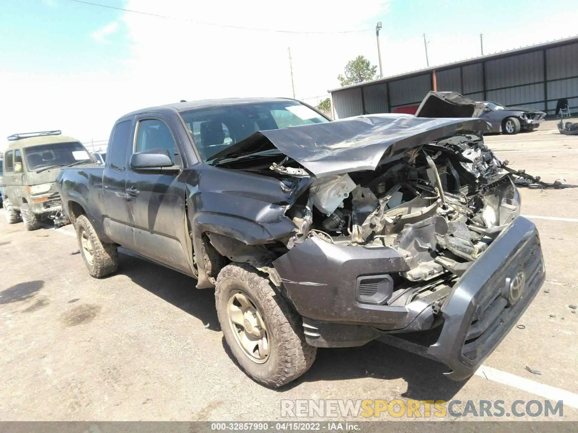 1 Photograph of a damaged car 5TFSX5EN9KX066501 TOYOTA TACOMA 4WD 2019