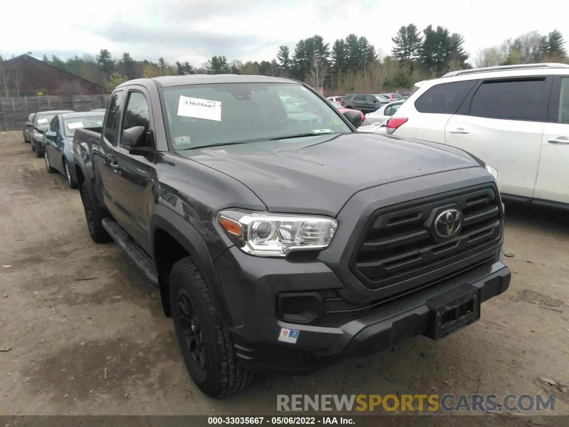 1 Photograph of a damaged car 5TFSX5EN9KX067180 TOYOTA TACOMA 4WD 2019