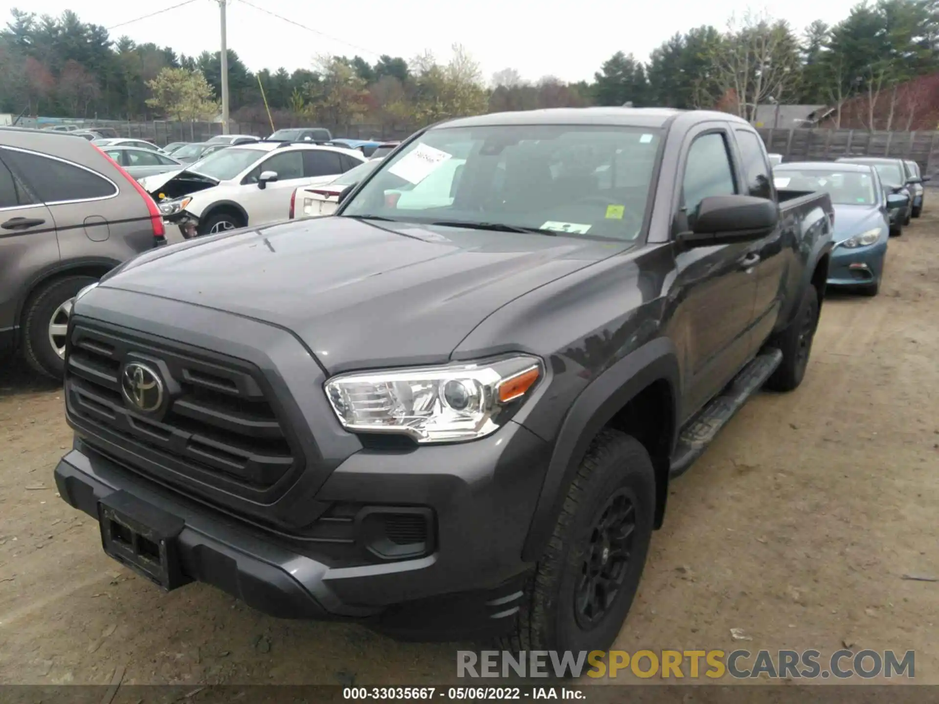 2 Photograph of a damaged car 5TFSX5EN9KX067180 TOYOTA TACOMA 4WD 2019