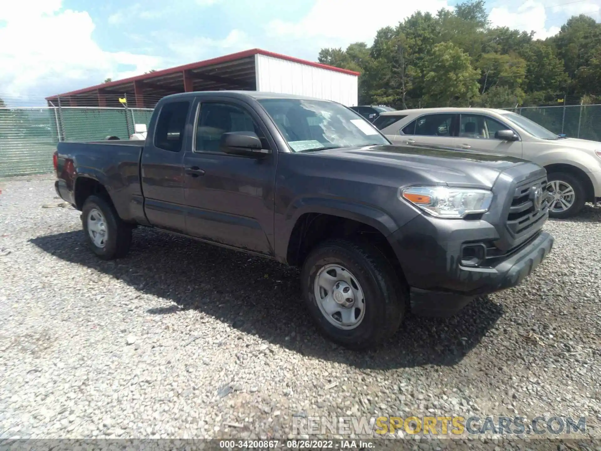 1 Photograph of a damaged car 5TFSX5ENXKX066376 TOYOTA TACOMA 4WD 2019