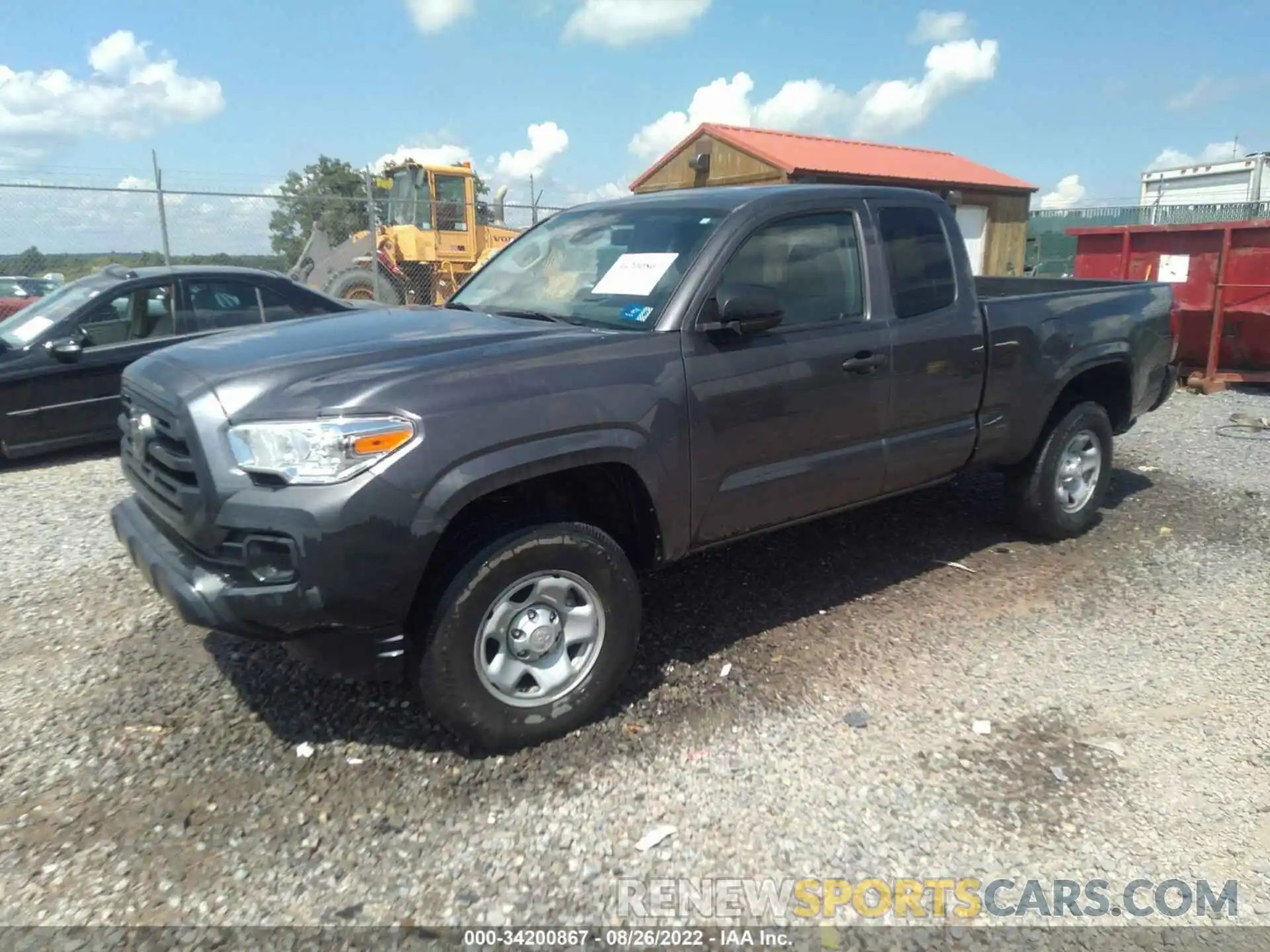 2 Photograph of a damaged car 5TFSX5ENXKX066376 TOYOTA TACOMA 4WD 2019