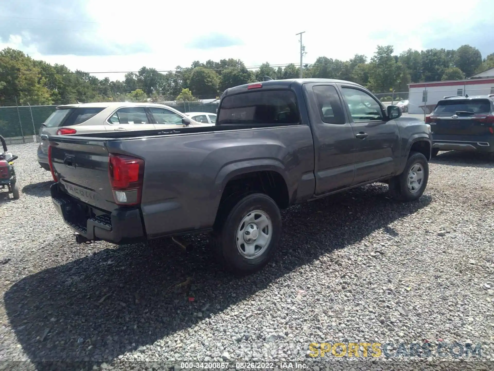 4 Photograph of a damaged car 5TFSX5ENXKX066376 TOYOTA TACOMA 4WD 2019