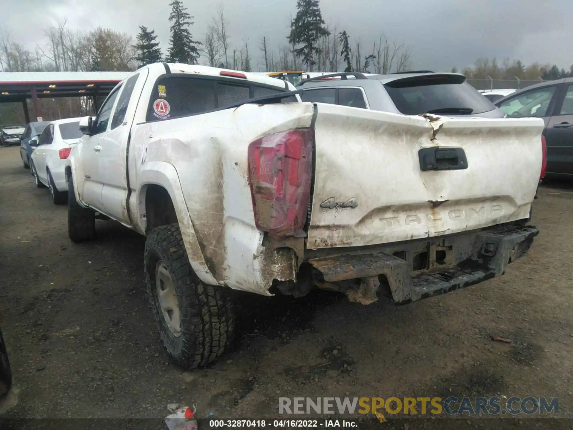 3 Photograph of a damaged car 5TFSX5ENXKX070914 TOYOTA TACOMA 4WD 2019