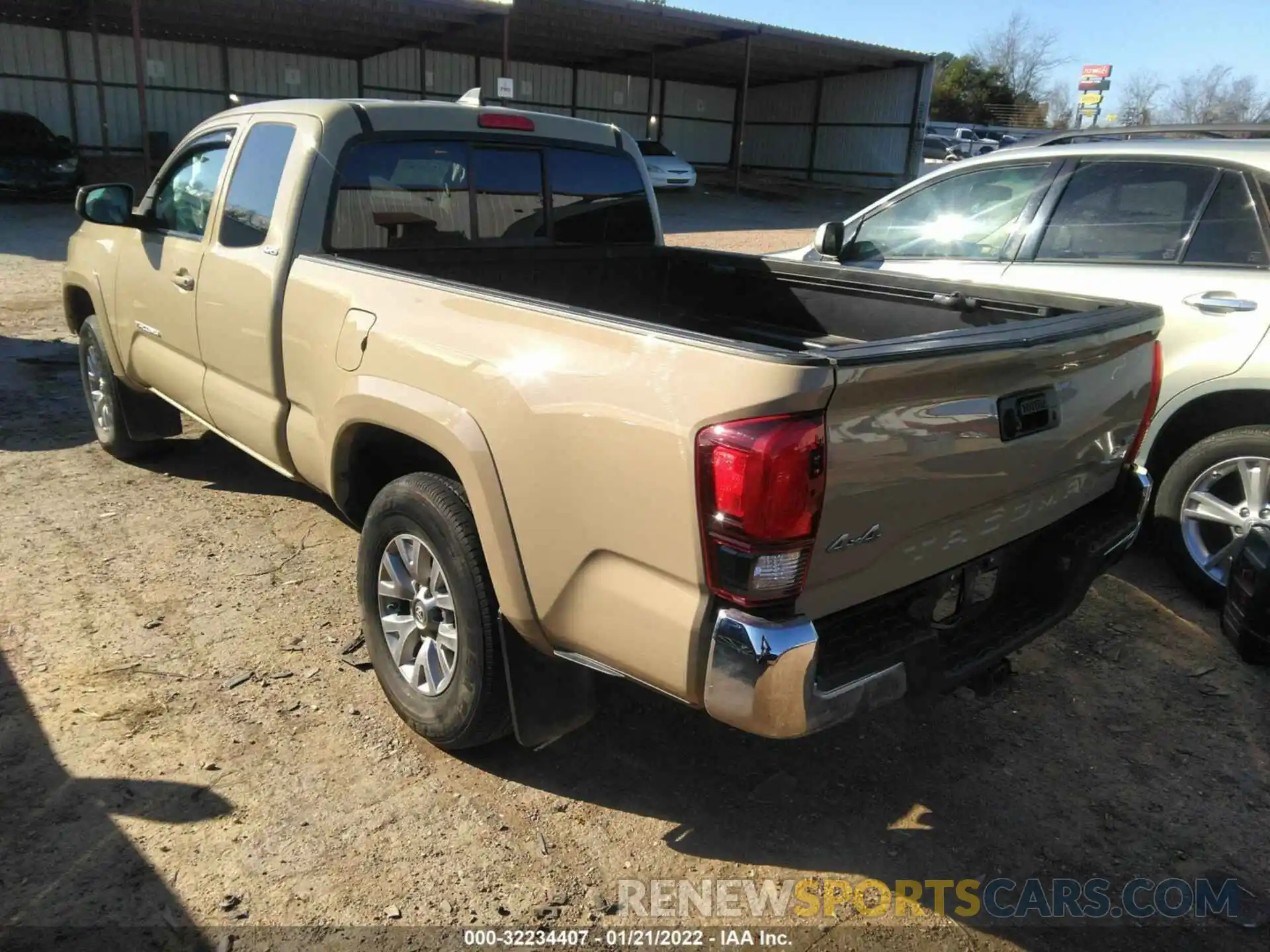 3 Photograph of a damaged car 5TFSZ5AN0KX170536 TOYOTA TACOMA 4WD 2019