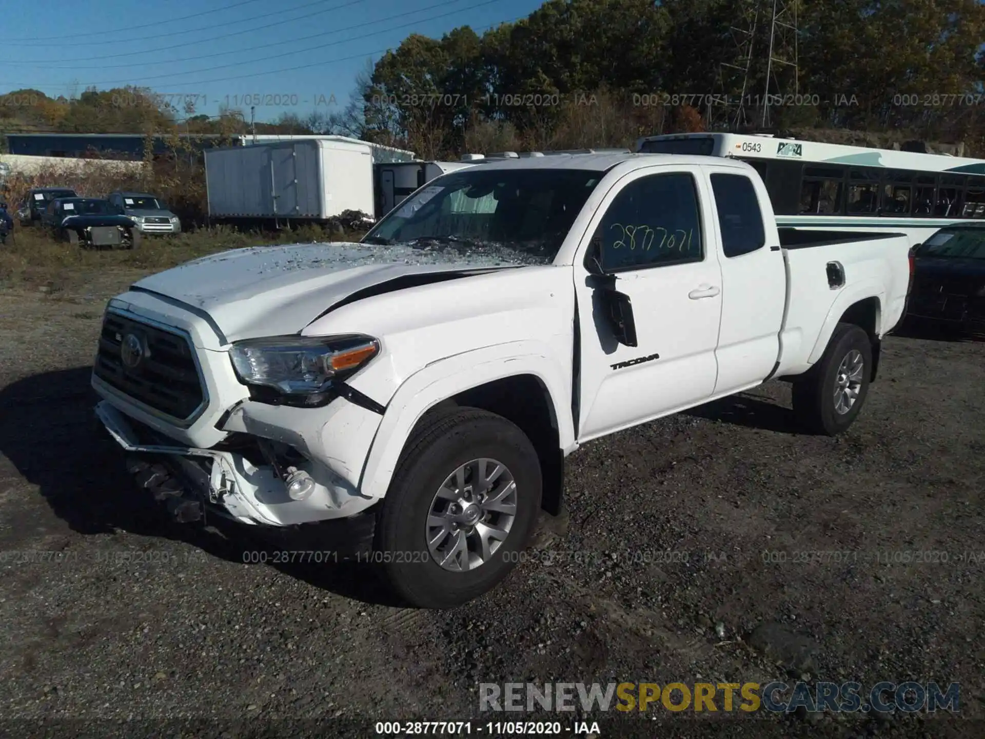 2 Photograph of a damaged car 5TFSZ5AN0KX202305 TOYOTA TACOMA 4WD 2019