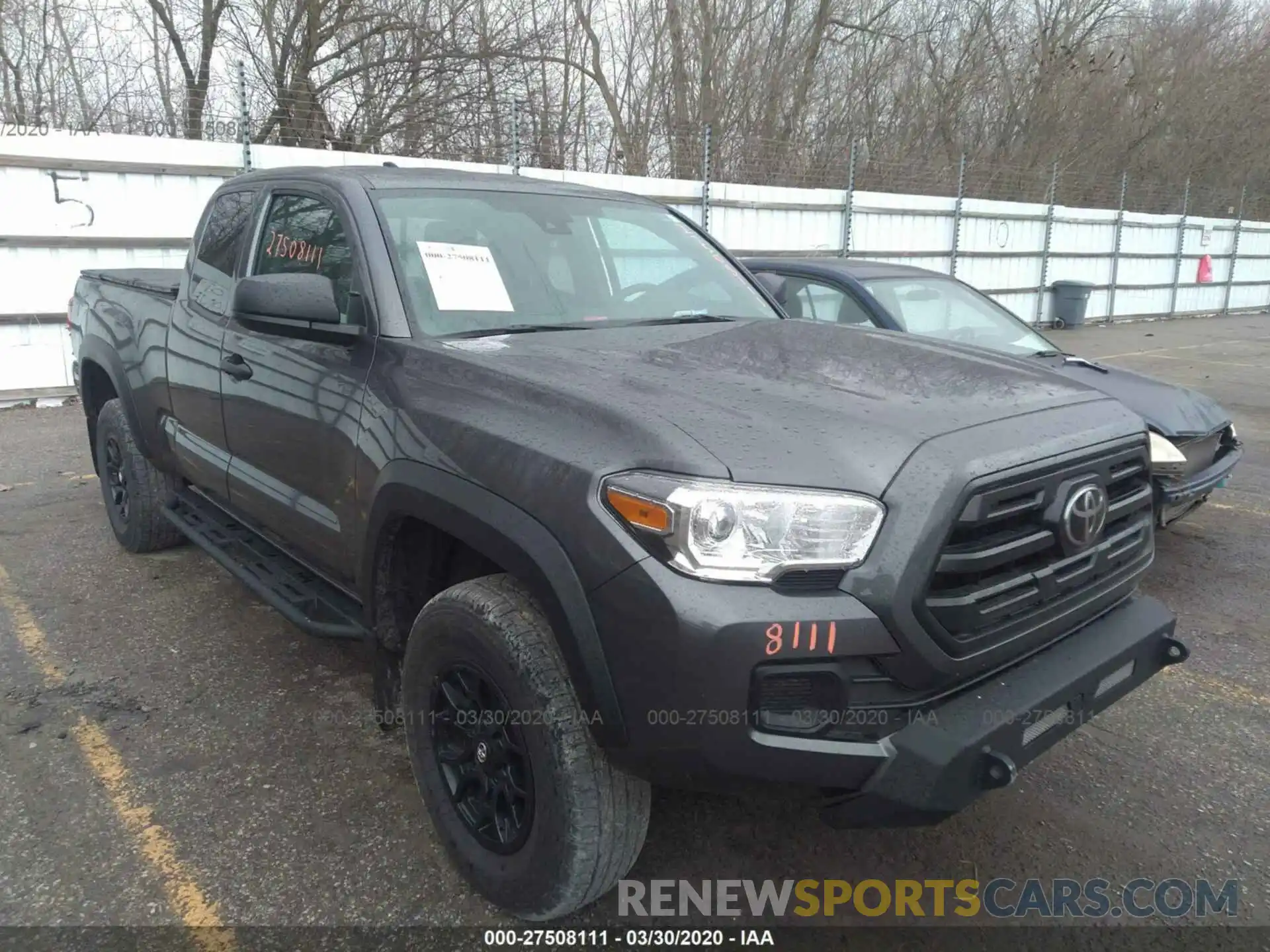 1 Photograph of a damaged car 5TFSZ5AN1KX178399 TOYOTA TACOMA 4WD 2019