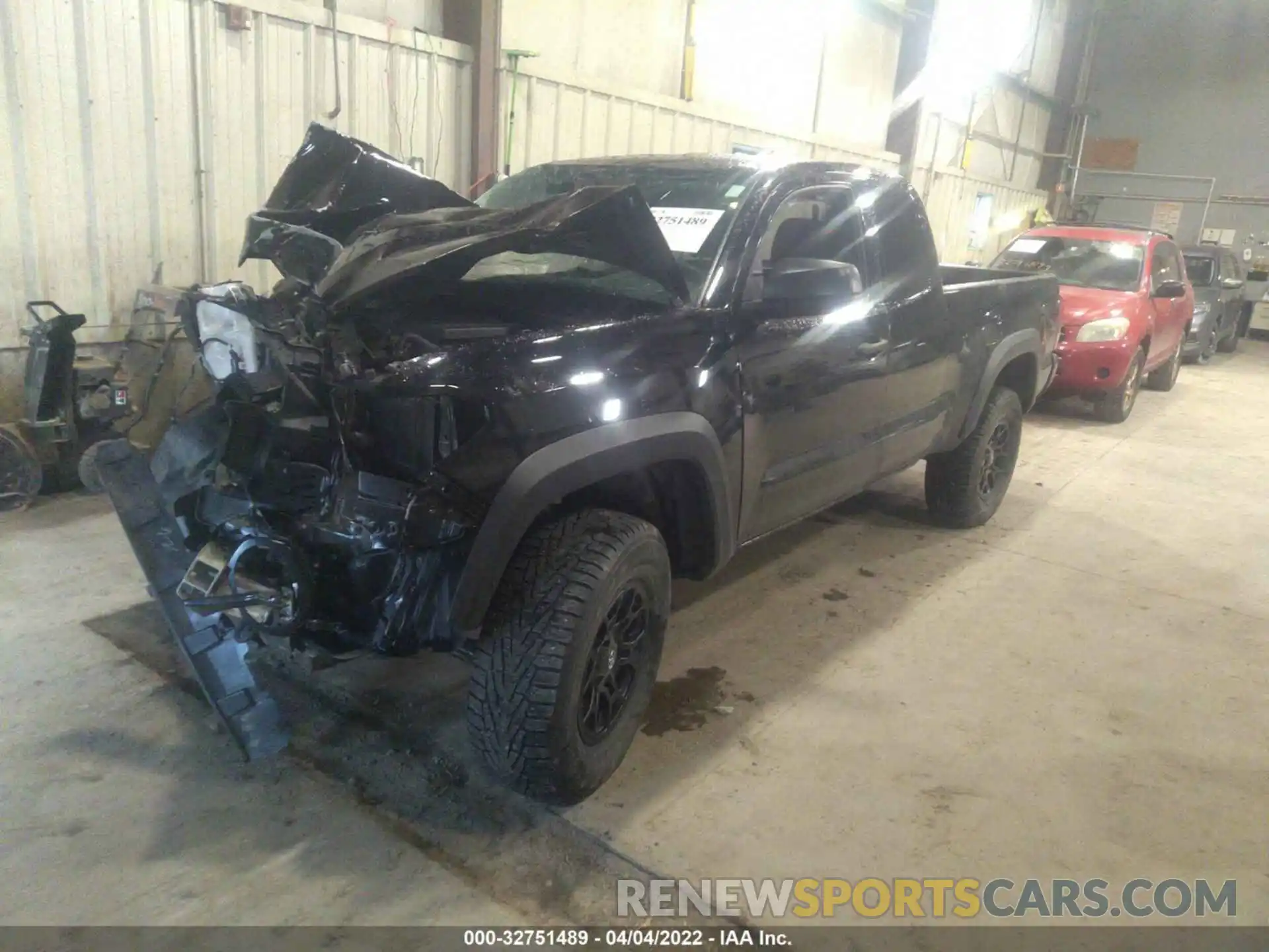 2 Photograph of a damaged car 5TFSZ5AN1KX203060 TOYOTA TACOMA 4WD 2019