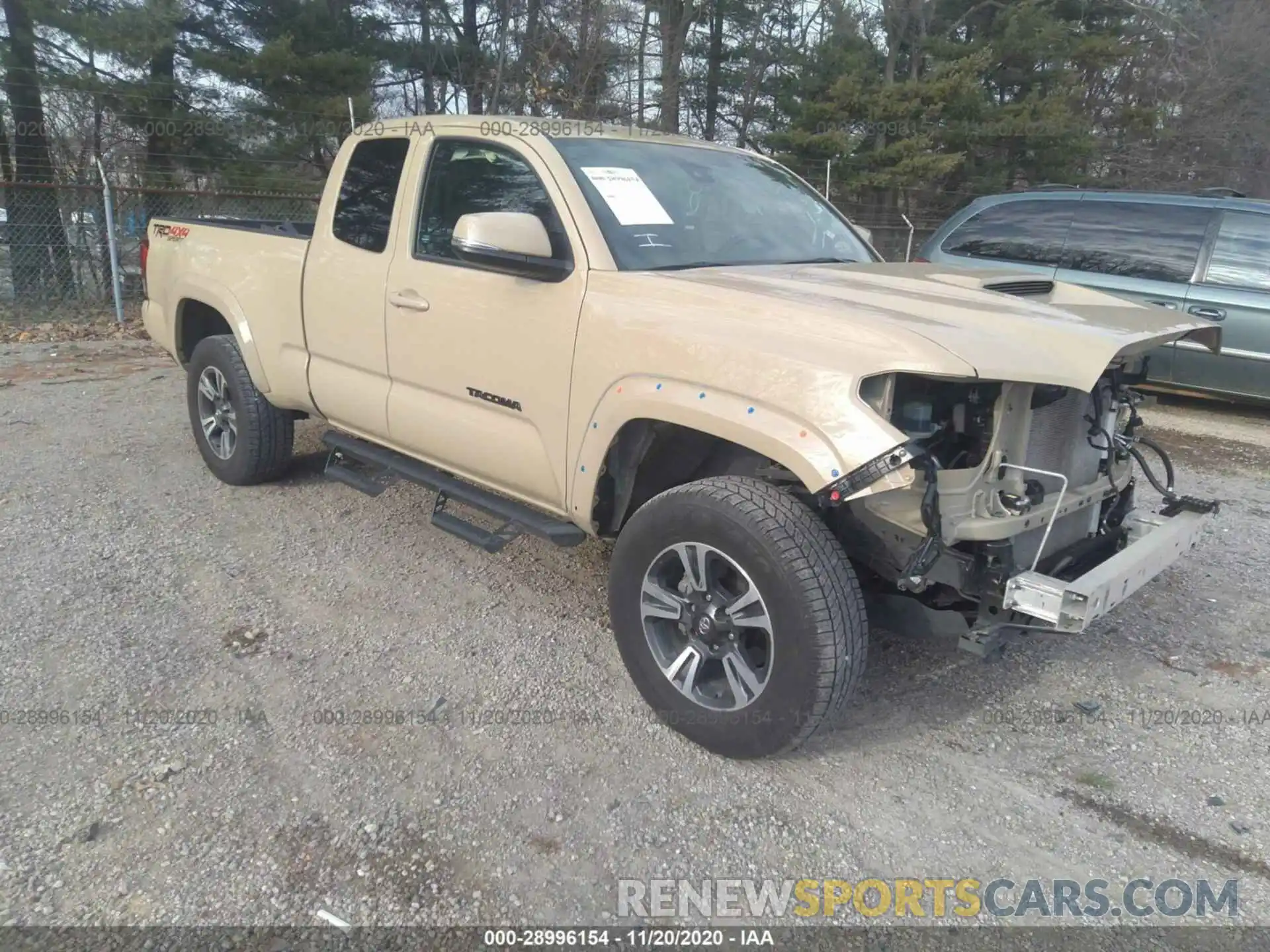 1 Photograph of a damaged car 5TFSZ5AN2KX174796 TOYOTA TACOMA 4WD 2019