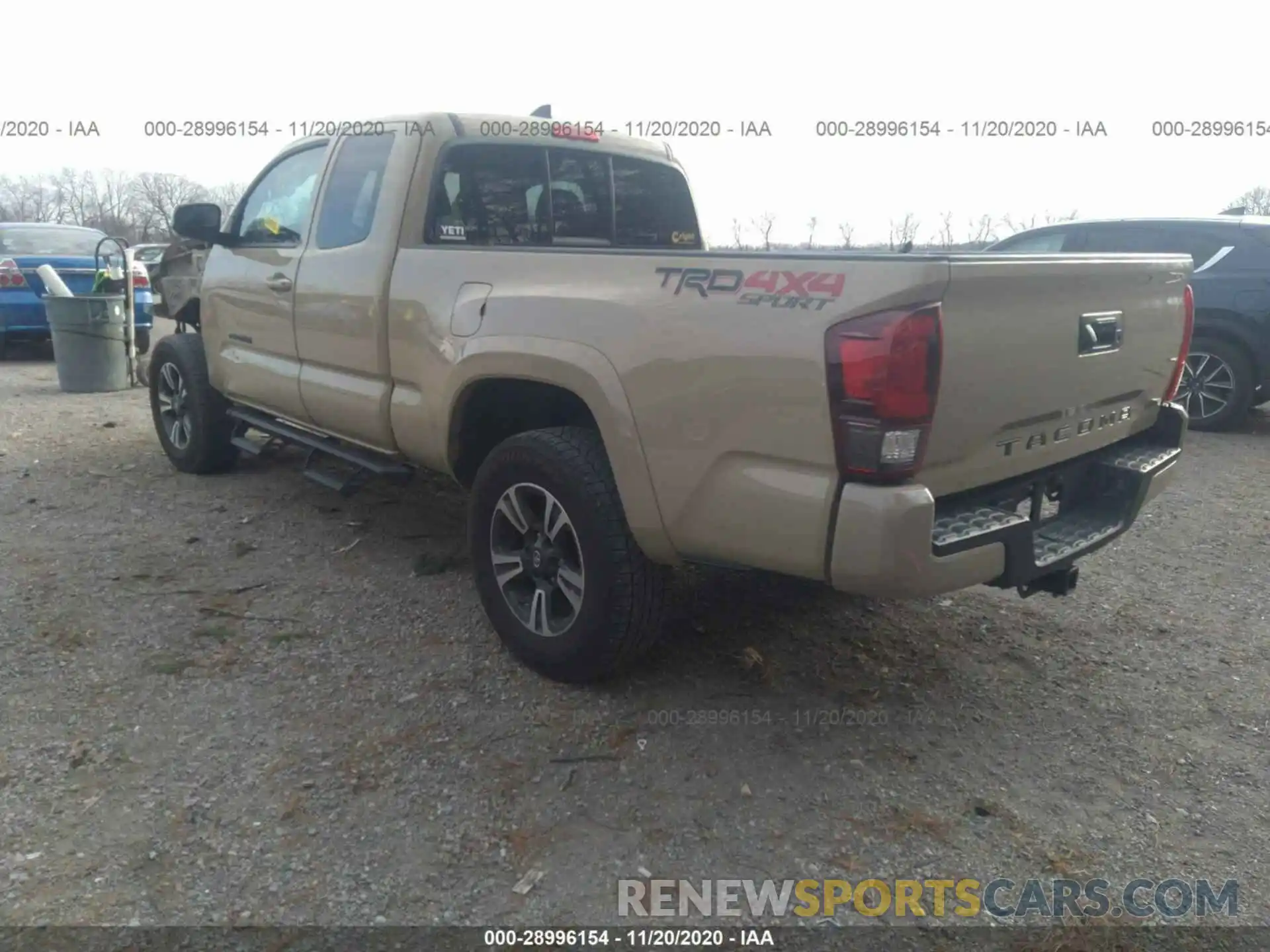 3 Photograph of a damaged car 5TFSZ5AN2KX174796 TOYOTA TACOMA 4WD 2019