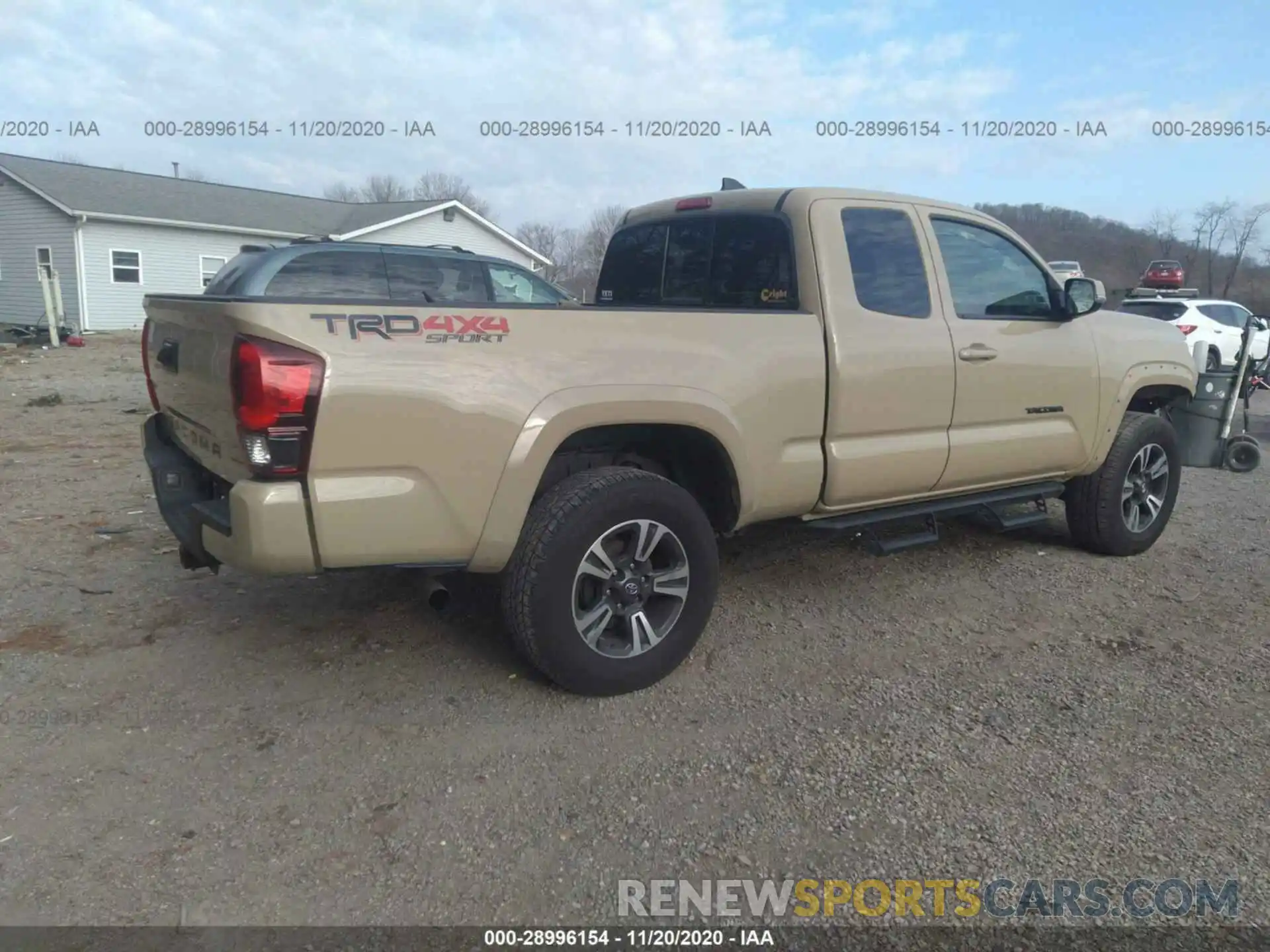 4 Photograph of a damaged car 5TFSZ5AN2KX174796 TOYOTA TACOMA 4WD 2019