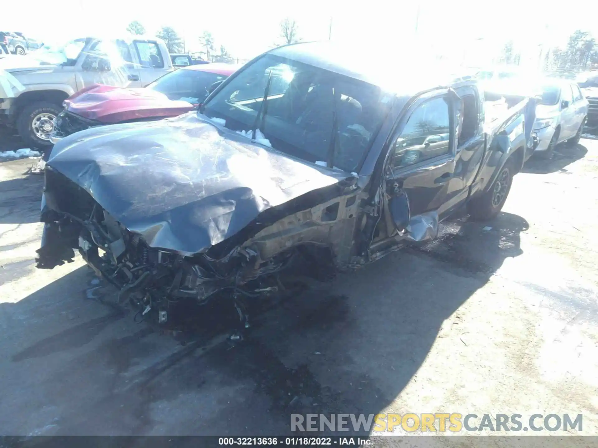 2 Photograph of a damaged car 5TFSZ5AN3KX192935 TOYOTA TACOMA 4WD 2019