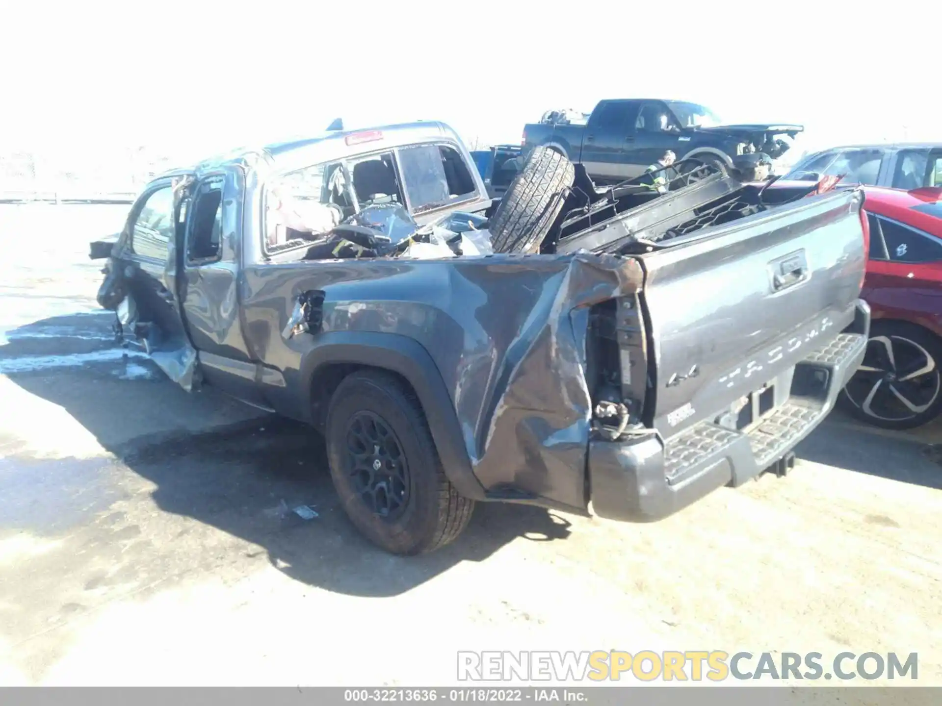 3 Photograph of a damaged car 5TFSZ5AN3KX192935 TOYOTA TACOMA 4WD 2019