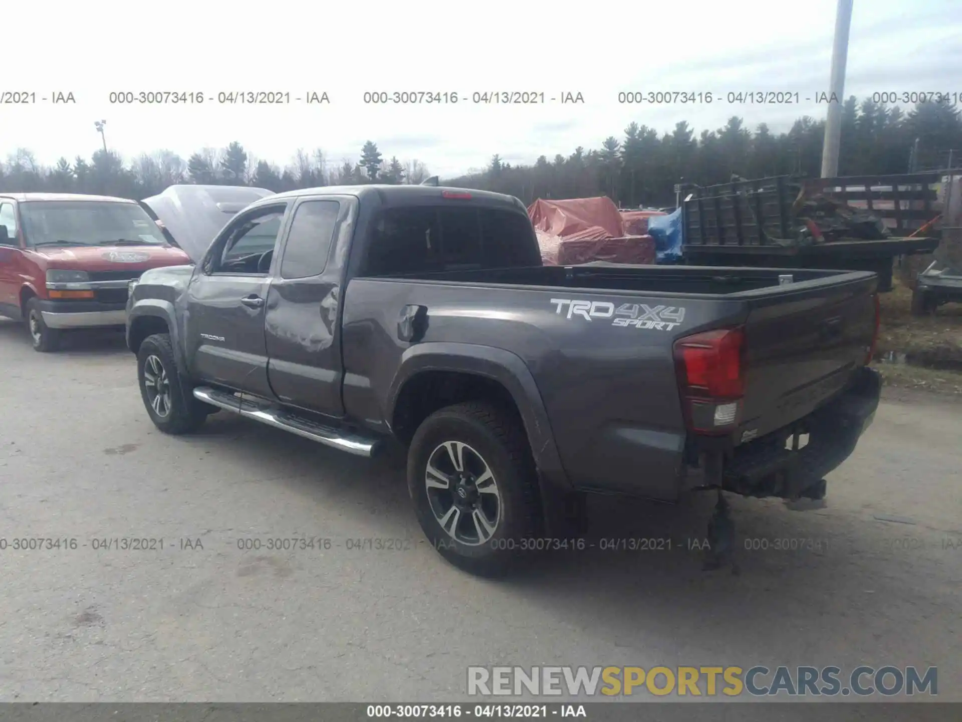 3 Photograph of a damaged car 5TFSZ5AN3KX193244 TOYOTA TACOMA 4WD 2019