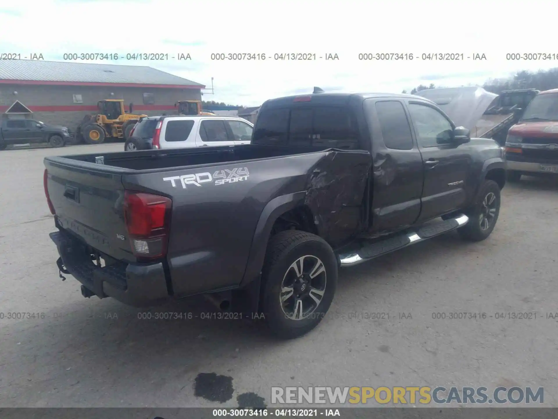 4 Photograph of a damaged car 5TFSZ5AN3KX193244 TOYOTA TACOMA 4WD 2019